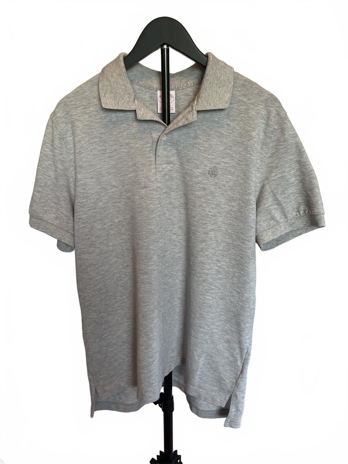 Brooks Brothers Brooks Brothers Gray Short Sleeved Polo Size Medium Size US M / EU 48-50 / 2 - 1 Thumbnail