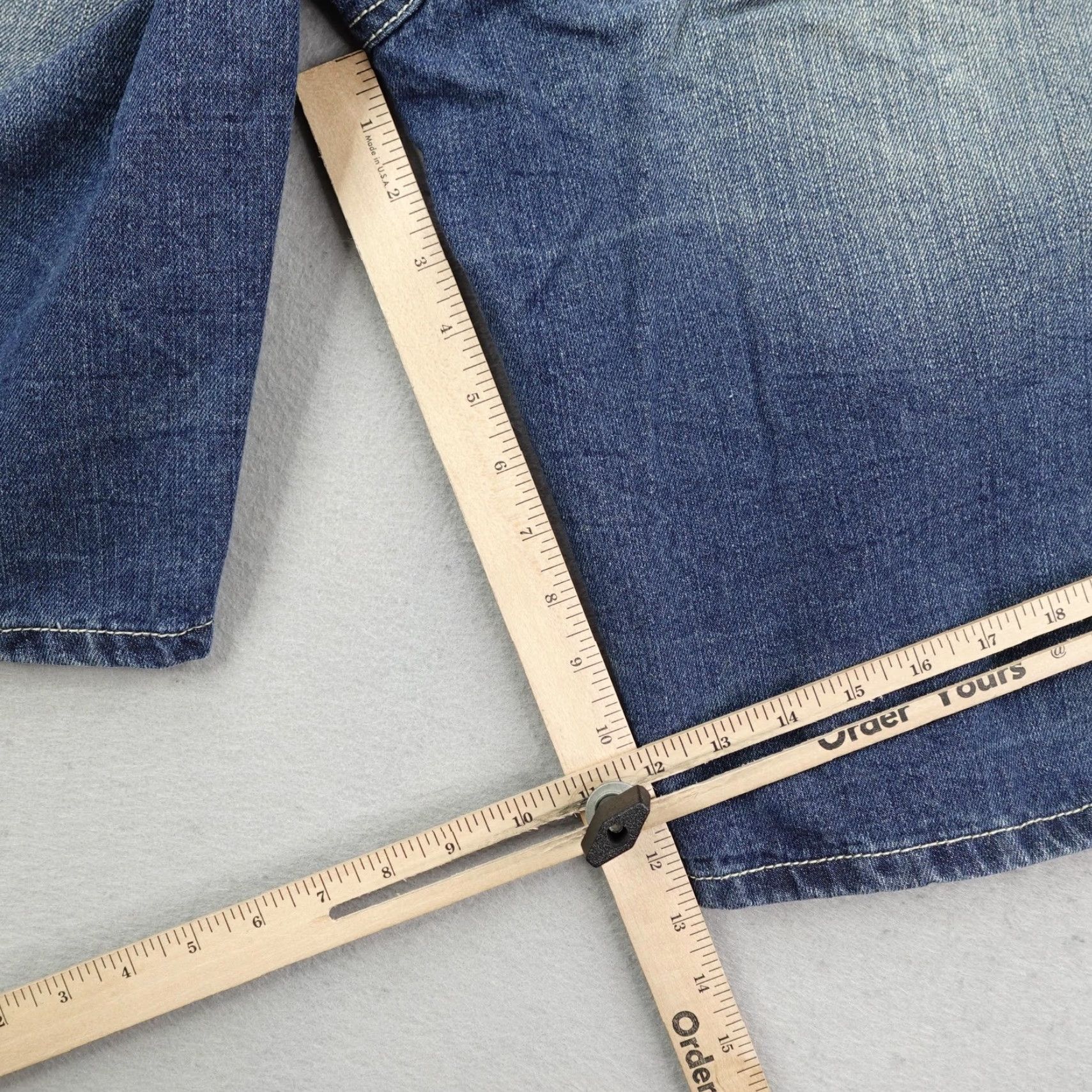 Ecko Unltd. Ecko Unltd Shorts Mens 38 Blue Denim Jean Jorts Faded Baggy Relaxed Fit Y2K Size US 38 / EU 54 - 6 Thumbnail