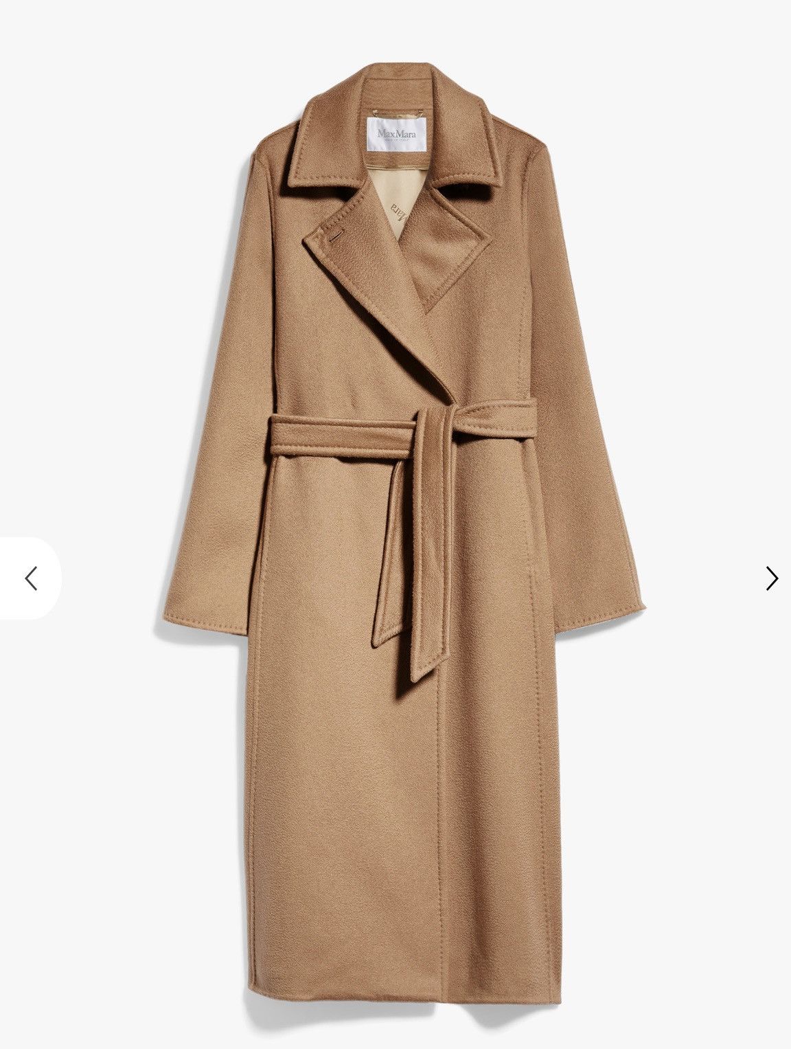 Max Mara Max Mara Manuela Icon Coat - Camel Size S / US 4 / IT 40 - 1 Thumbnail