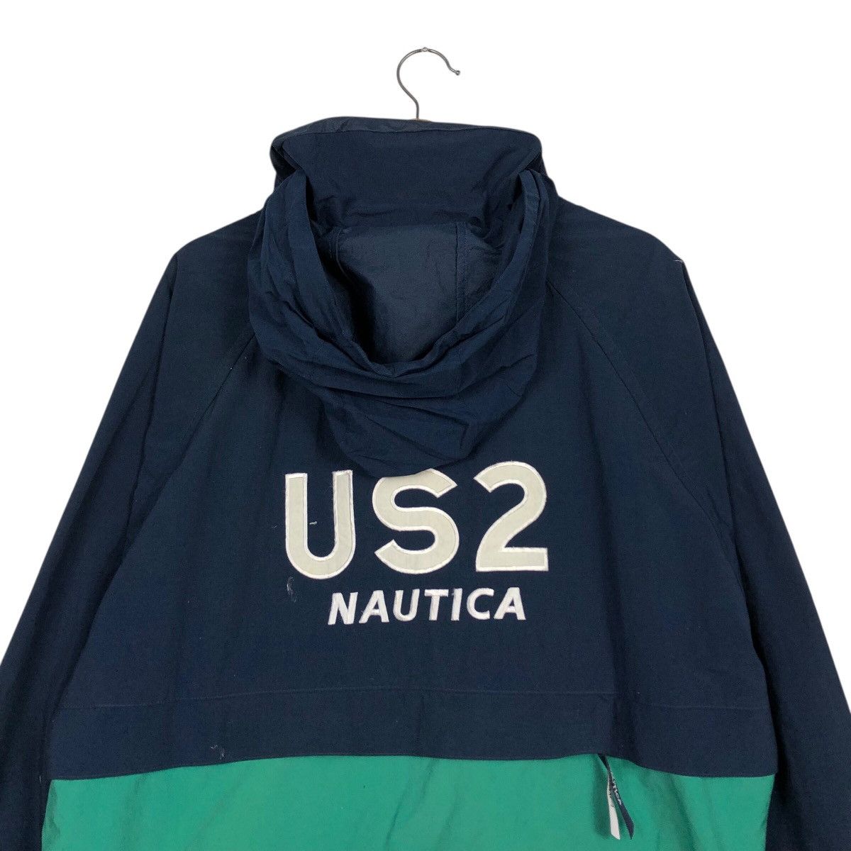 Nautica 📌Vintage Bomber Jacket Nautica Big Logo Back Hit Size US L / EU 52-54 / 3 - 11 Thumbnail