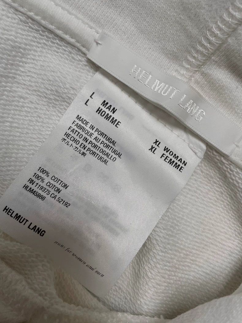Helmut Lang Helmut Lang size LSlogan Print Hooded Sweater 2501-Nextarr Size US L / EU 52-54 / 3 - 5 Thumbnail