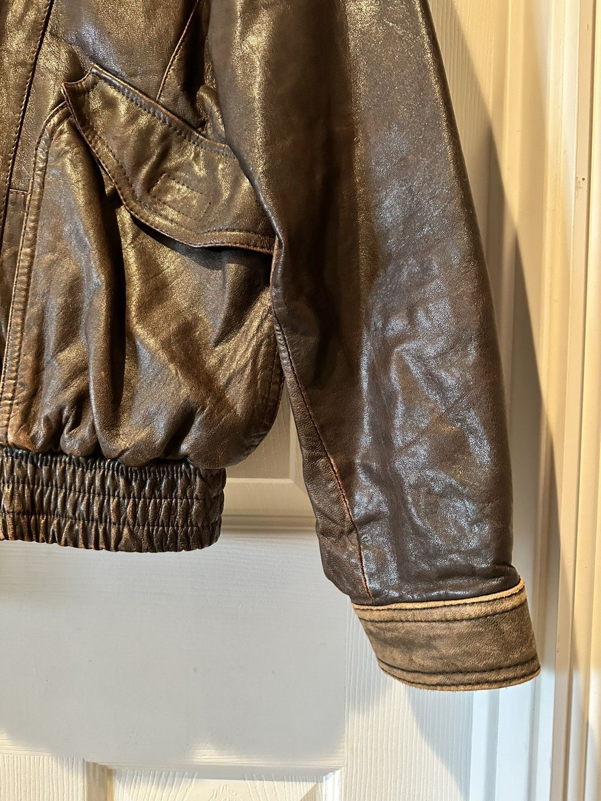 Vintage Vintage Chia Leather Jacket Fly High 1936 38 Size US M / EU 48-50 / 2 - 6 Thumbnail