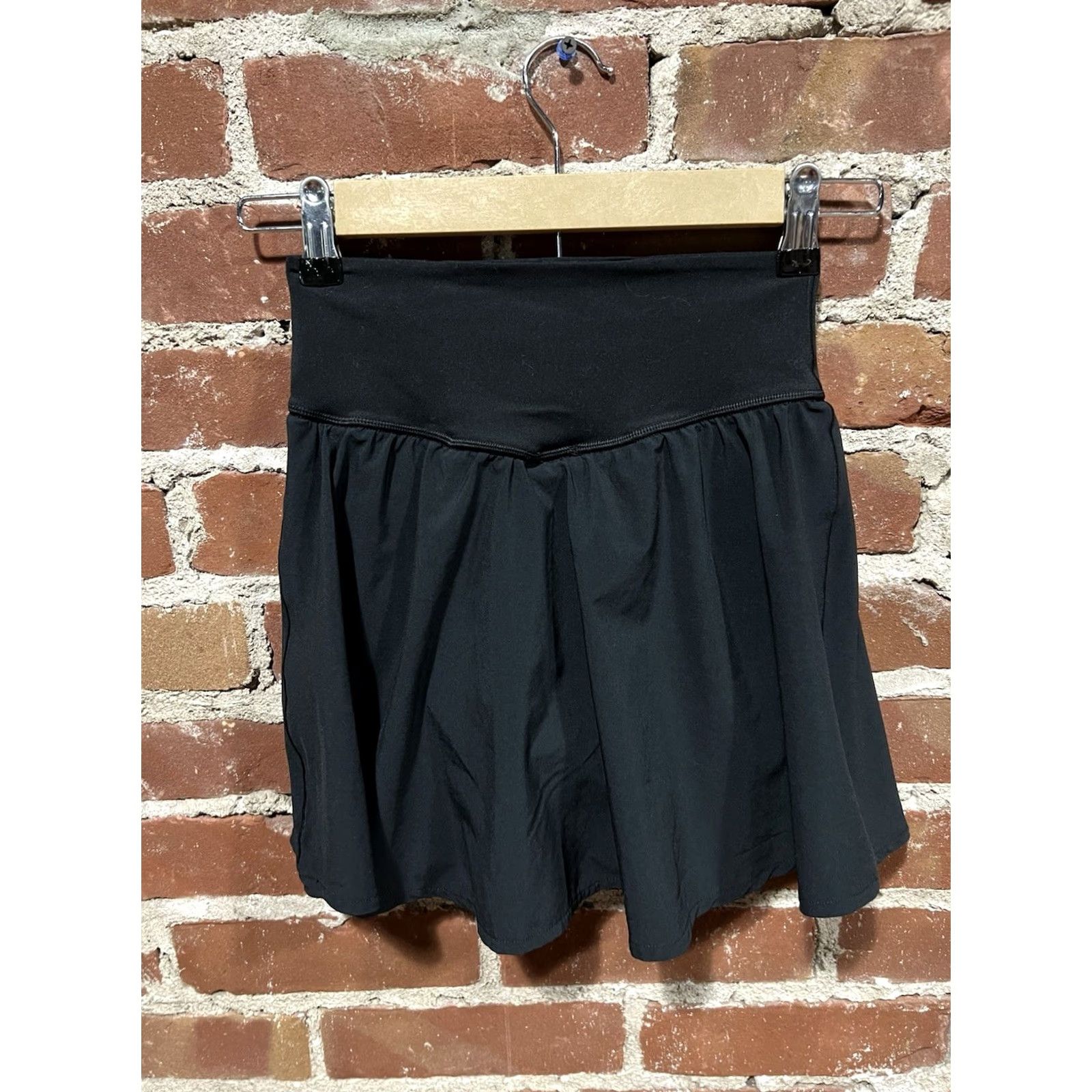 Vintage Offline Aerie Women’s Black Skort XS Tennis Athletic Pickleball Shirt? Size ONE SIZE - 3 Thumbnail
