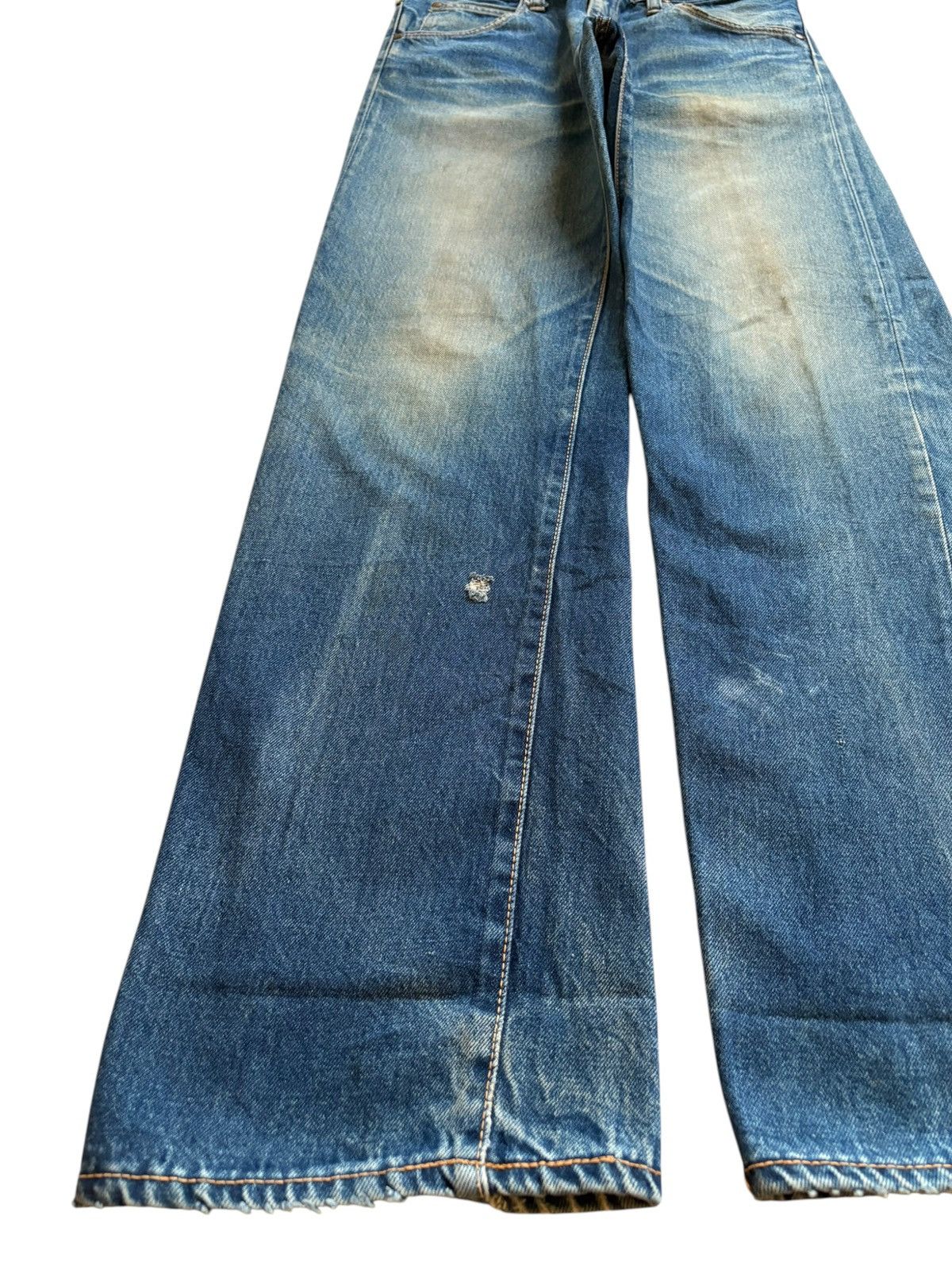 Vintage × Wrangler Vintage Wrangler Rusty Mud Wash Distressed Baggy Jeans Size US 30 / EU 46 - 6 Thumbnail