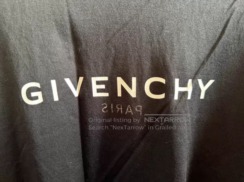 Givenchy Givenchy Inverted Logo T-Shirt Black Size US XL / EU 56 / 4 - 2 Thumbnail