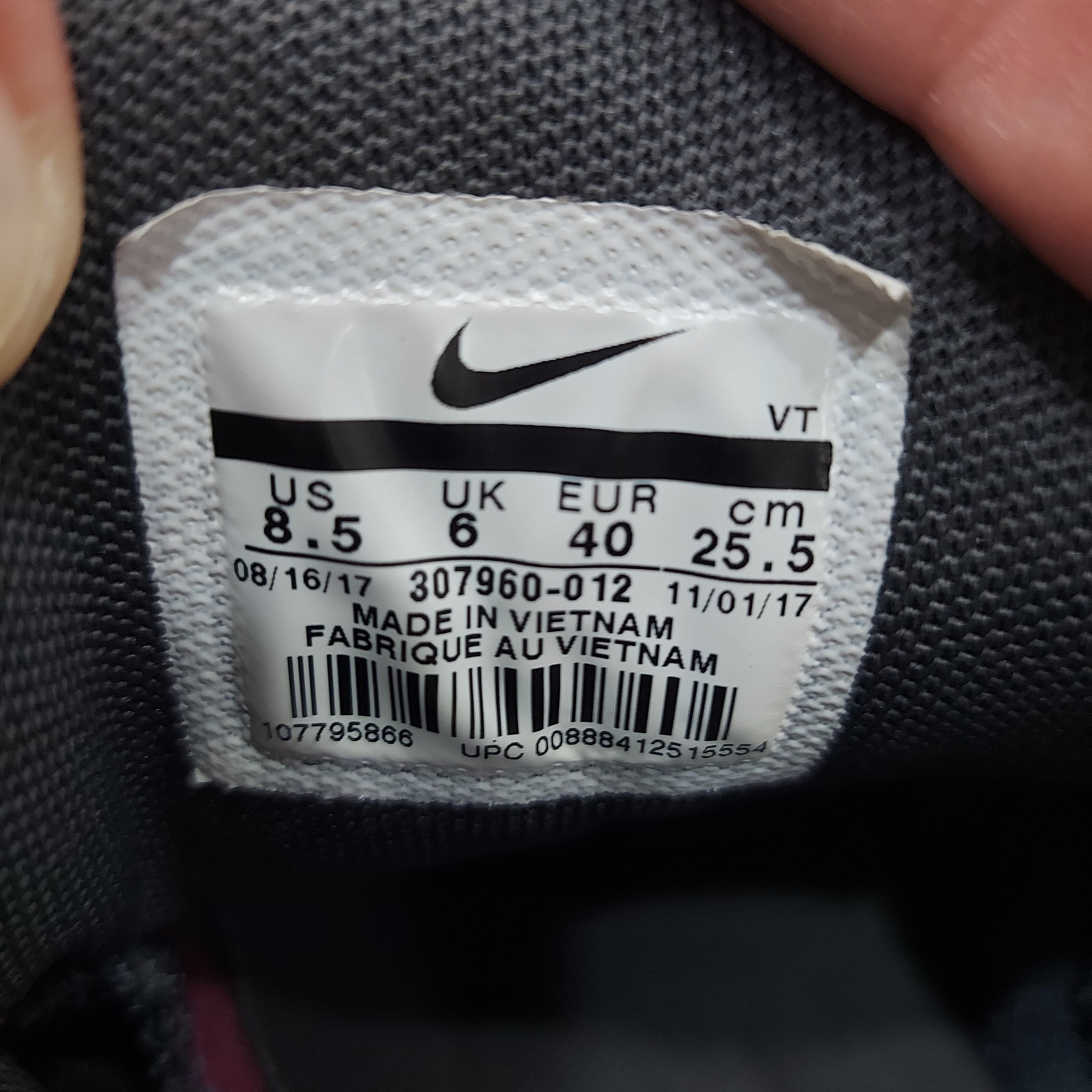 Nike Air max 95 Anthracite white Wolf grey Size US 8.5 / IT 38.5 - 5 Thumbnail
