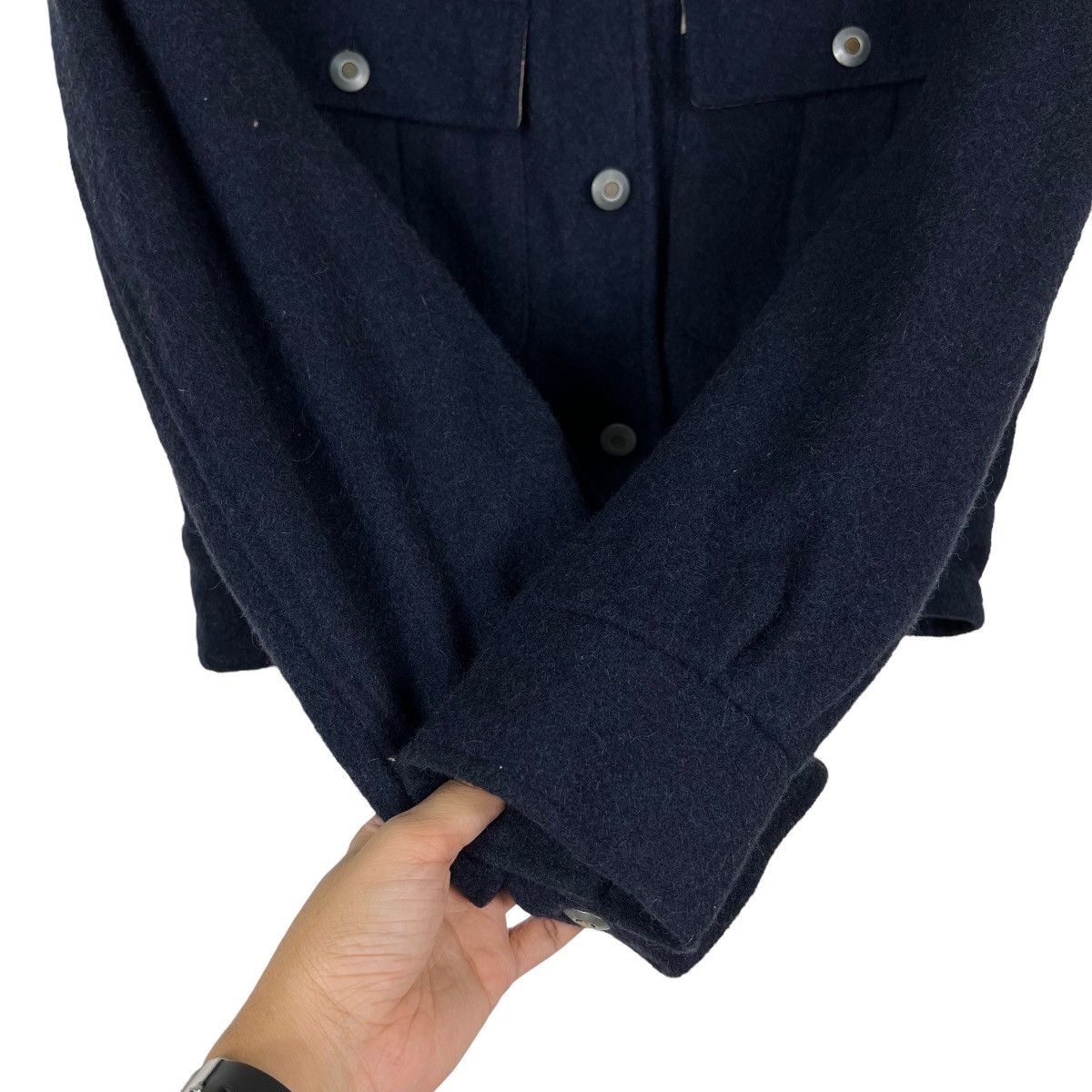 Chevignon 🔥 RARE 80s CHEVIGNON WOOL CROPPED BOMBER JACKET Size US M / EU 48-50 / 2 - 12 Thumbnail