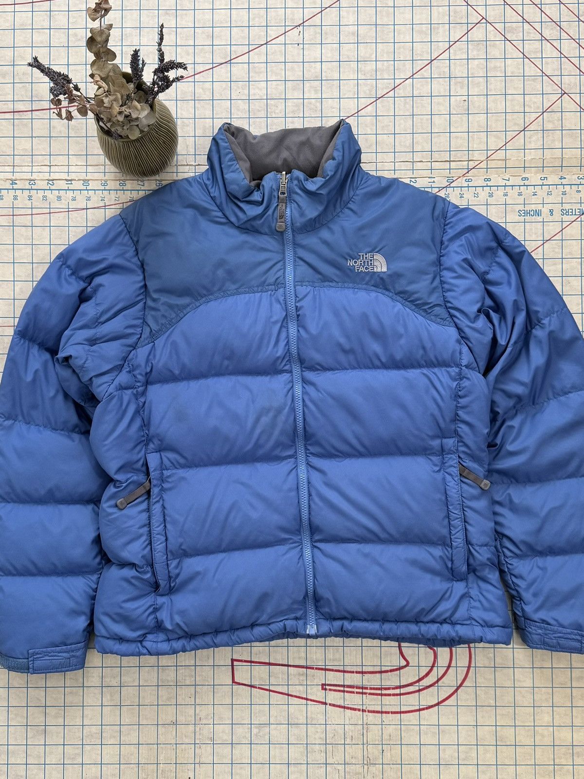 The North Face The North Face Baby Blue 700 Fill Puffer Jacket Womens Large Size L / US 10 / IT 46 - 2 Thumbnail