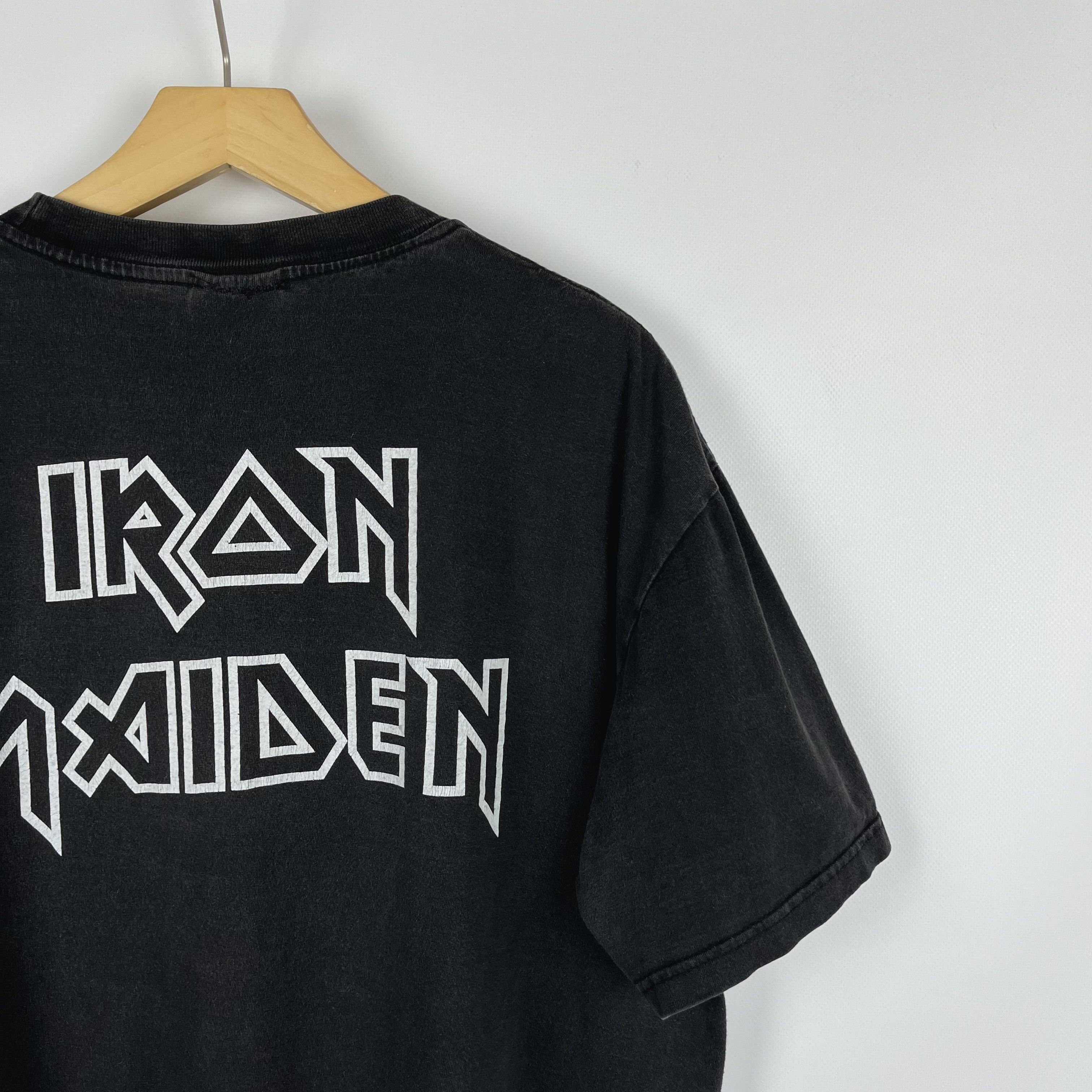 Band Tees Vintage Iron Maiden Rare Rock Band T Shirt 90’s Size US XL / EU 56 / 4 - 17 Thumbnail