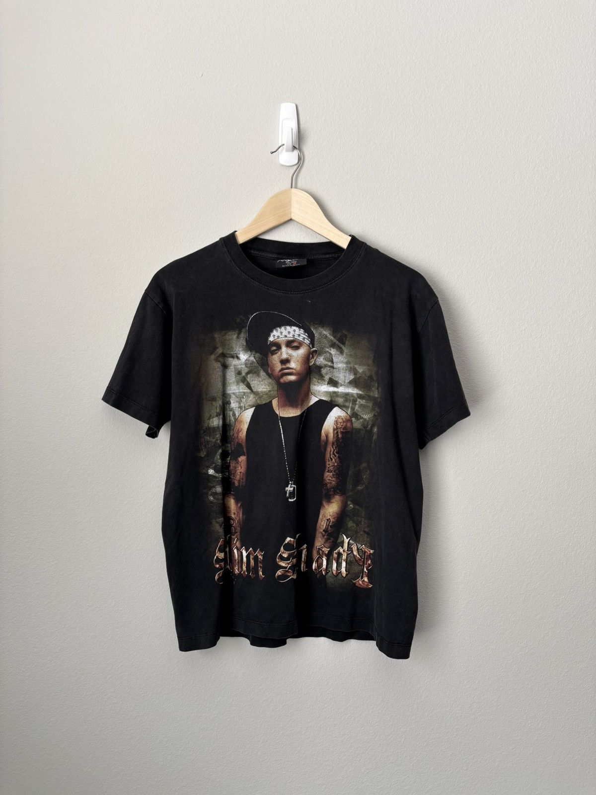 Vintage Early 2000s Eminem Slim Shady Shirt Size US S / EU 44-46 / 1 - 1 Thumbnail