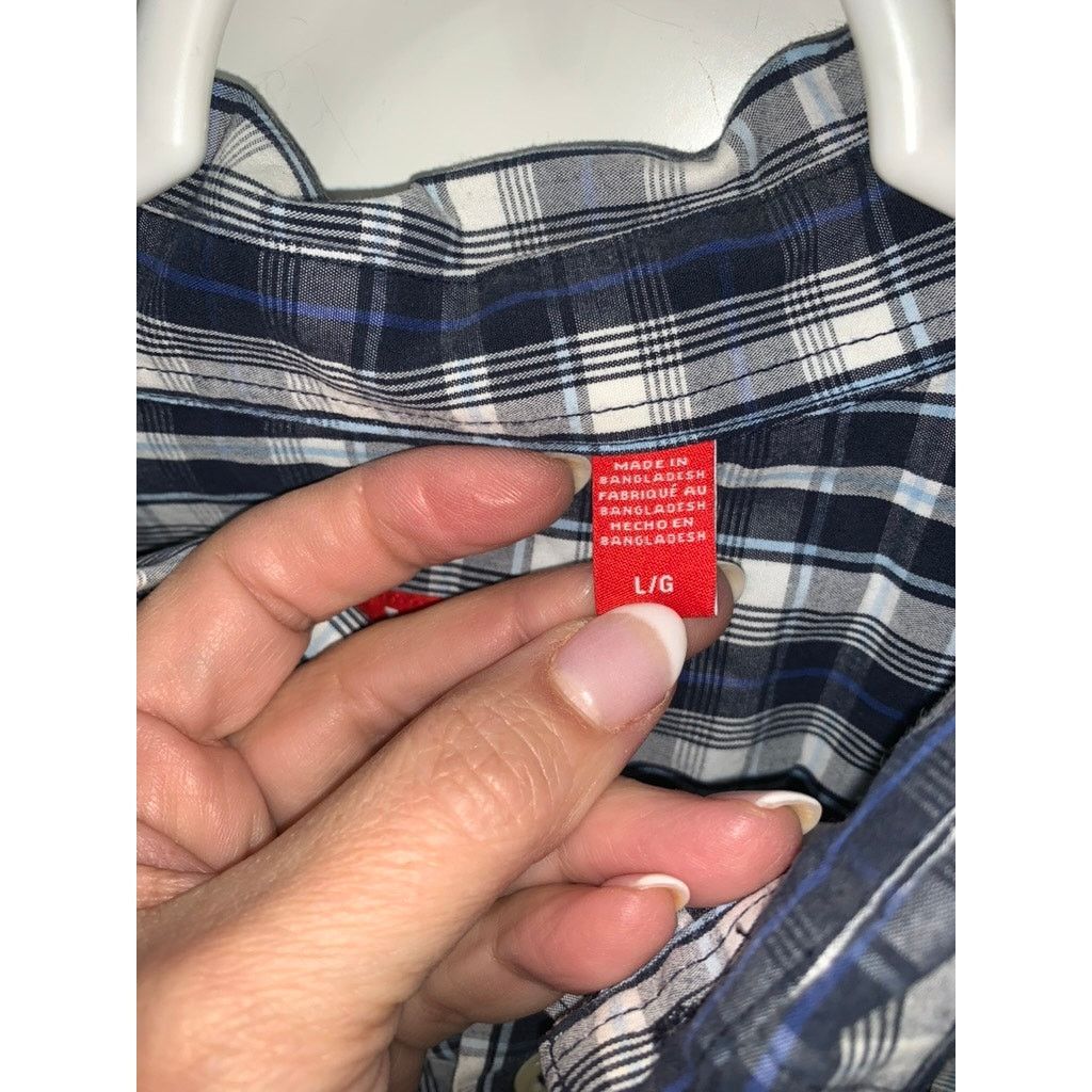The Unbranded Brand Set of 2 Men's Large Plaid Long Sleeve Button-Up Shirt Size US L / EU 52-54 / 3 - 3 Thumbnail