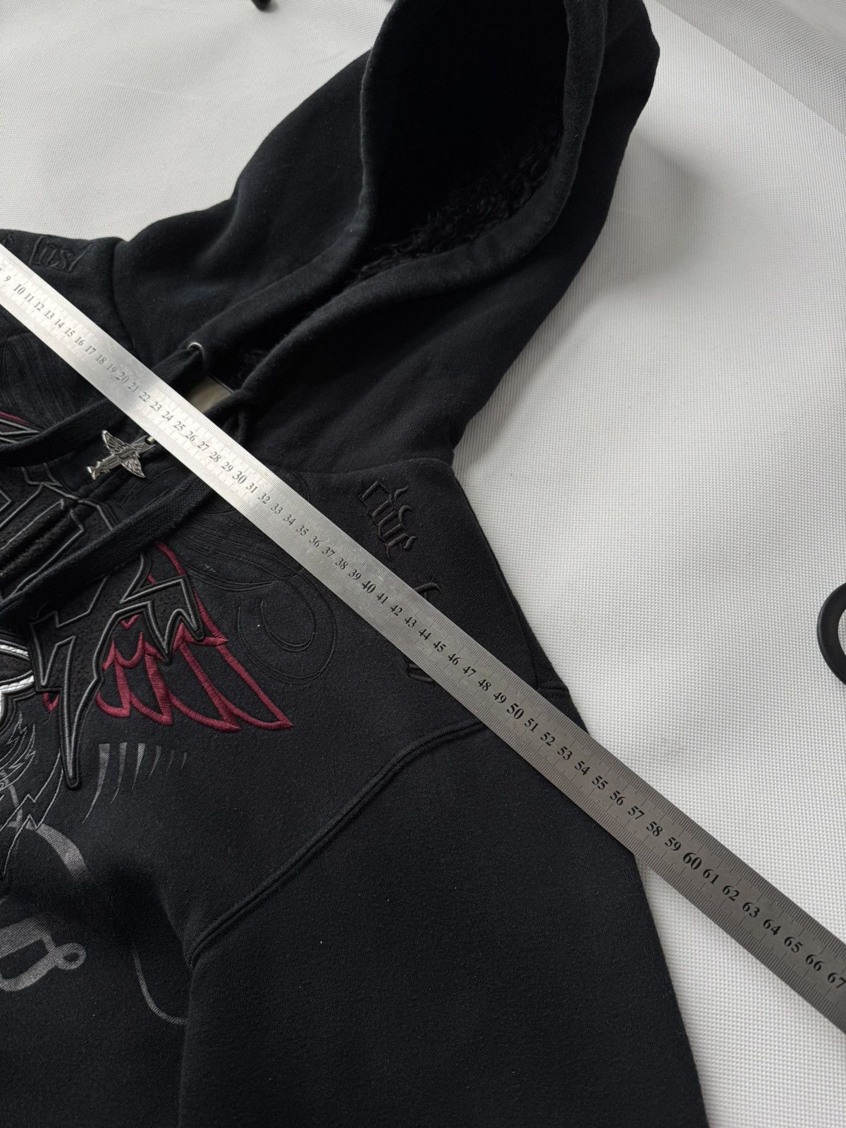 Fox Racing Fox Racing Boxy Fit Zip Hoodie Y2K Affliction Gothic Style Size US XL / EU 56 / 4 - 20 Thumbnail