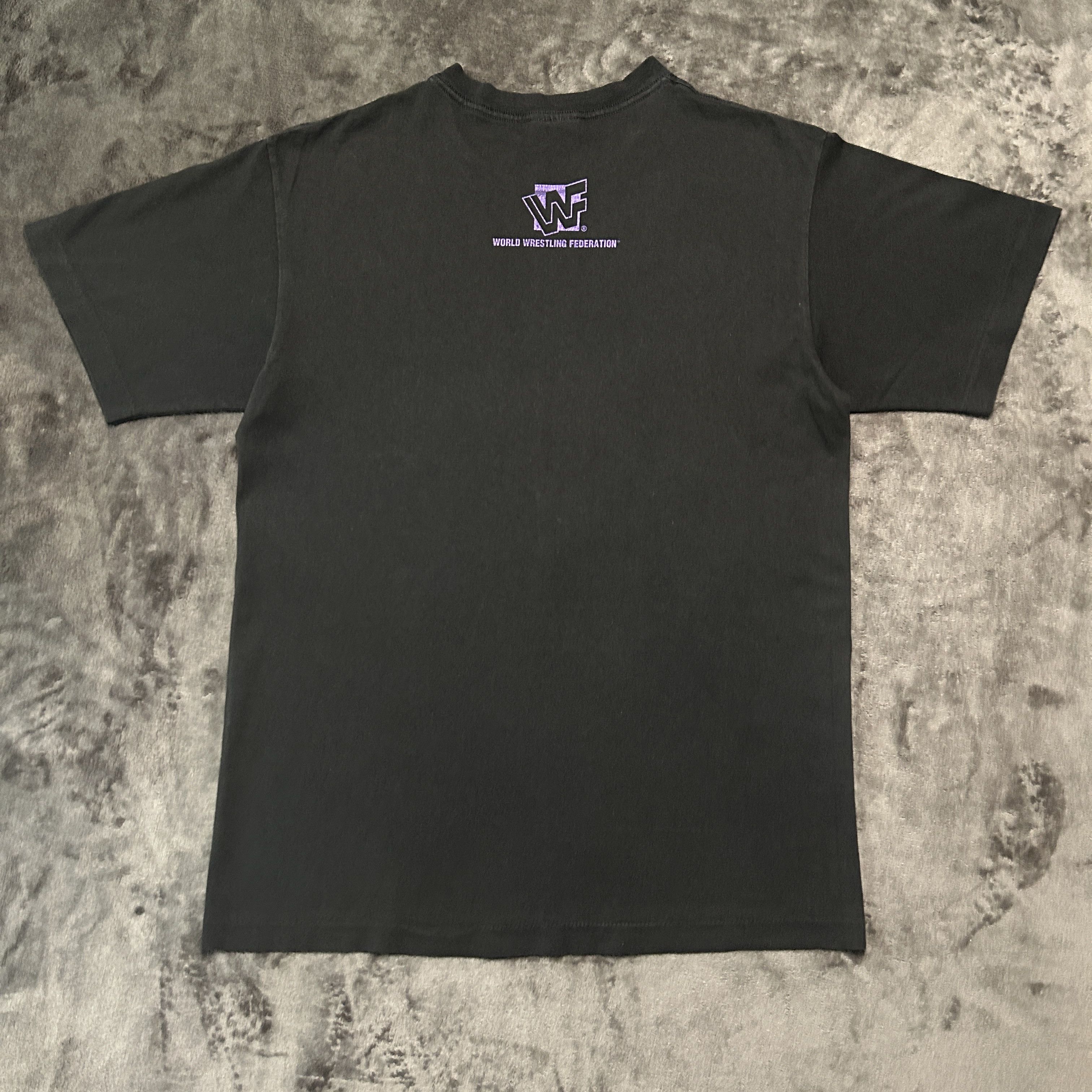 WWE Vintage Undertaker Logo WWF 1997 Wrestling T-shirt Size US L / EU 52-54 / 3 - 4 Thumbnail