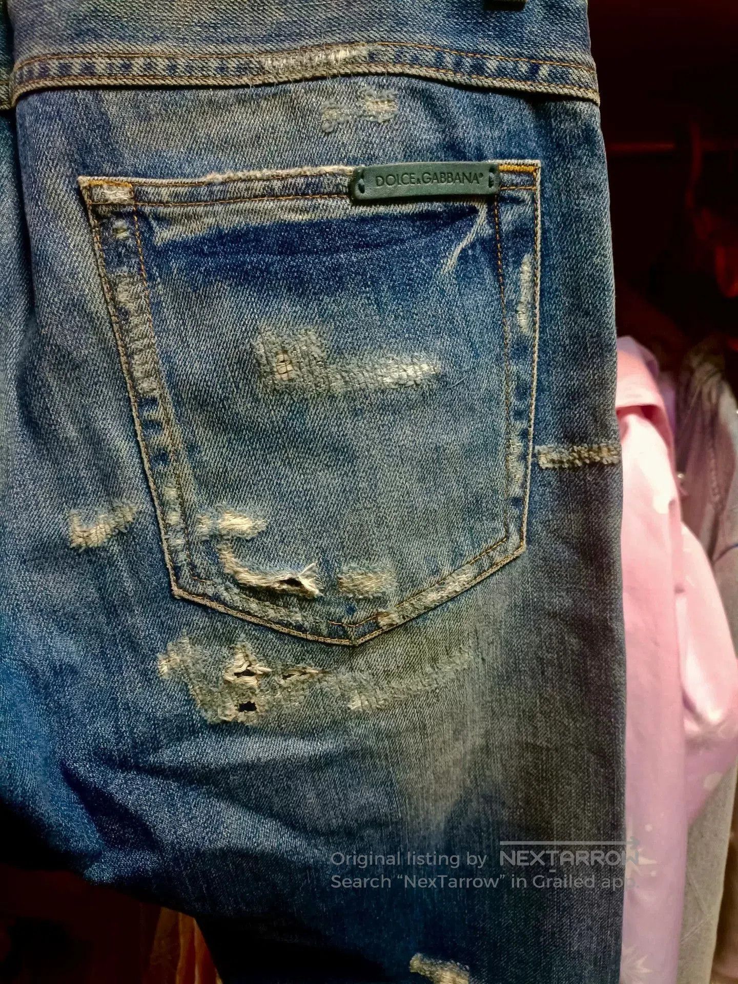 Dolce & Gabbana Dolce & Gabbana 14GOLD Distressed Jeans. Size US 30 / EU 46 - 7 Thumbnail