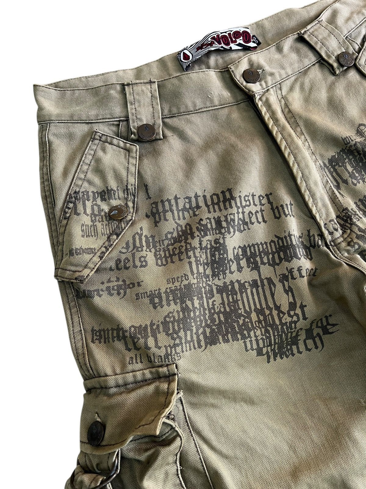 Volcom Y2K Volcom Stone Bondage Cargo Pants Size US 31 - 7 Thumbnail