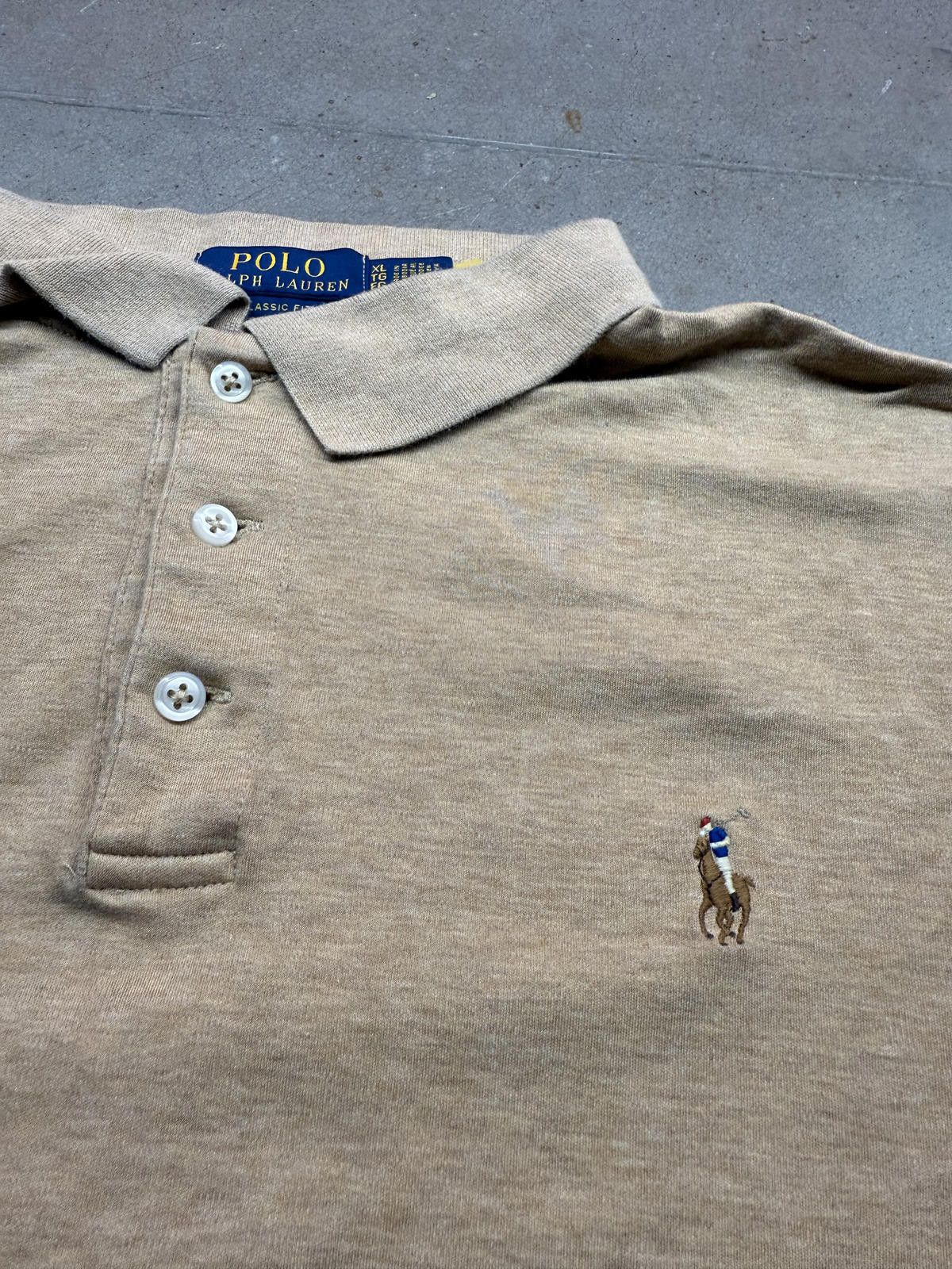Polo Ralph Lauren Polo Ralph Lauren Colored Pony Long Sleeve Polo 100% Cotton Size US XL / EU 56 / 4 - 3 Thumbnail