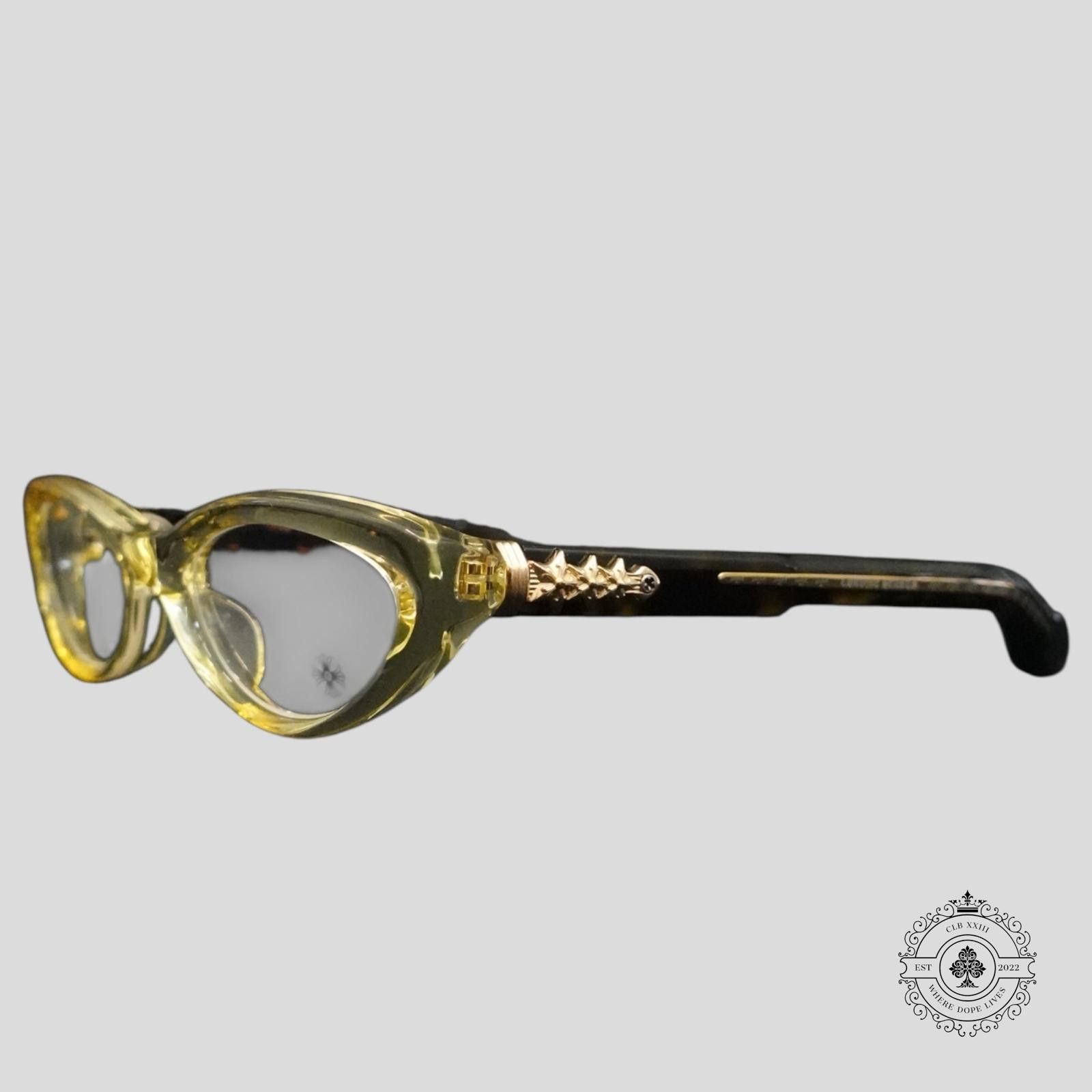 Chrome Hearts Chrome Hearts Blaster-A Glasses in Tortoise Shell/Gold Size ONE SIZE - 1 Thumbnail