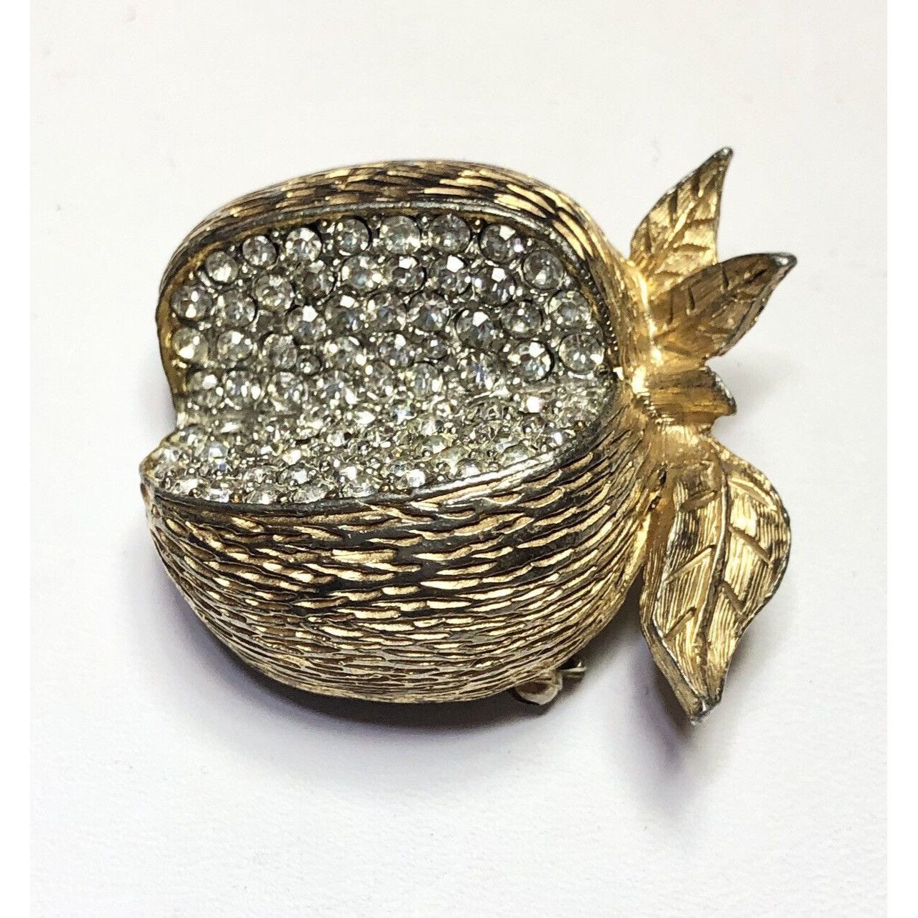 Kenneth Jay Lane Vintage KJL Kenneth Jay Lane Rhinestone Pomegranate Apple Fr Size ONE SIZE - 5 Thumbnail
