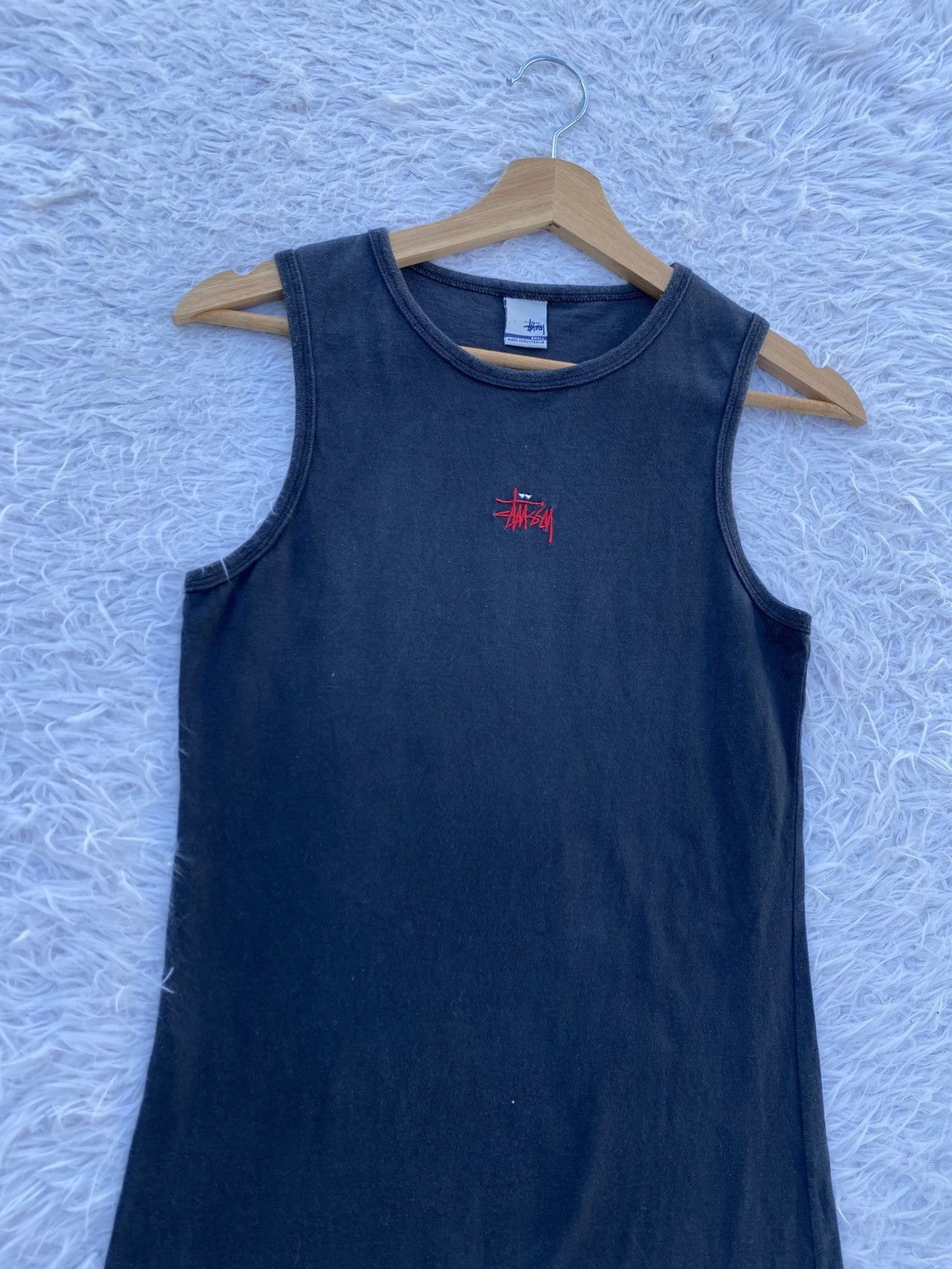 Stussy Rare Vintage Stussy Streetwear Small Logo Tank Dress Size US S / EU 44-46 / 1 - 5 Thumbnail