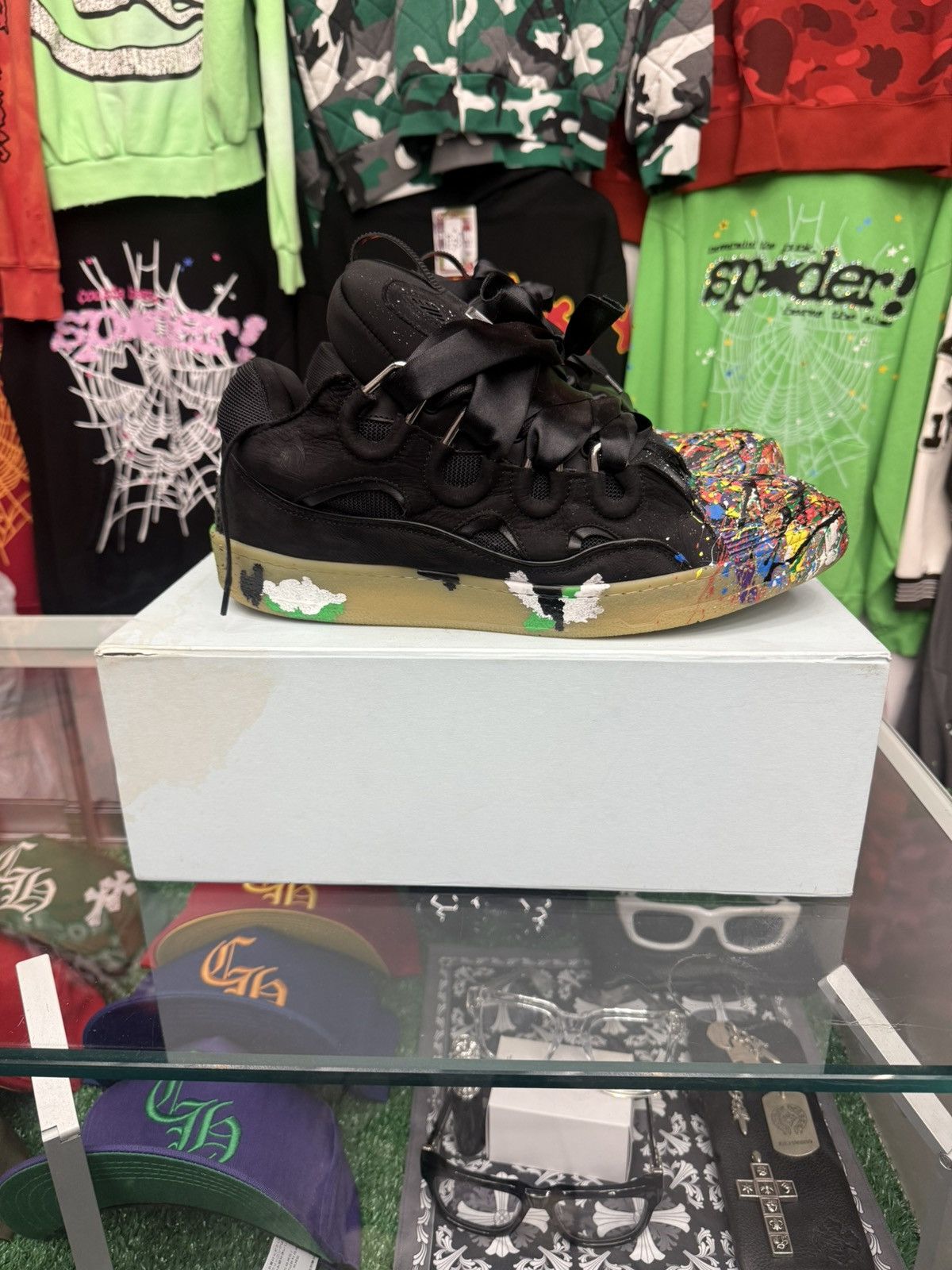 Gallery Dept. × Lanvin Lanvins x Gallery Dept Paint Splattered Size US 15 / EU 48 - 2 Thumbnail