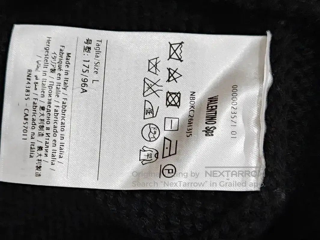 Valentino Valentino Black Wool Long Sleeve Sweater . Size M / US 6-8 / IT 42-44 - 7 Thumbnail