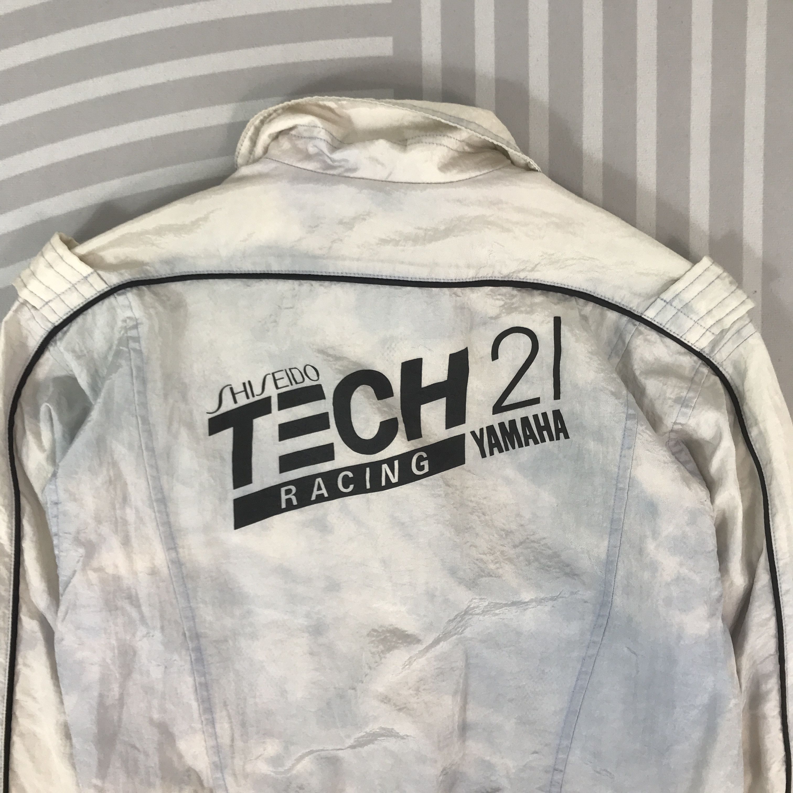 Vintage × Yamaha Vintage Yamaha Shiseido Tech 21 Racing Acid wash Jacket Size US L / EU 52-54 / 3 - 4 Thumbnail