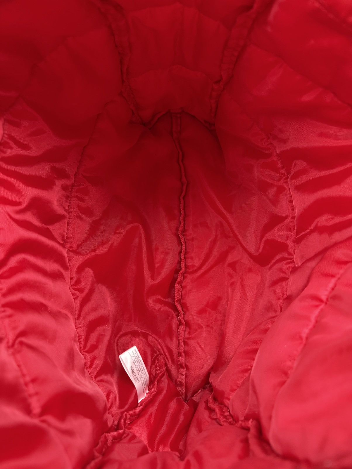 Jean Paul Gaultier Jean Paul Gaultier Red Padded Tote Bag Rare Puffer Shopper Size ONE SIZE - 10 Thumbnail