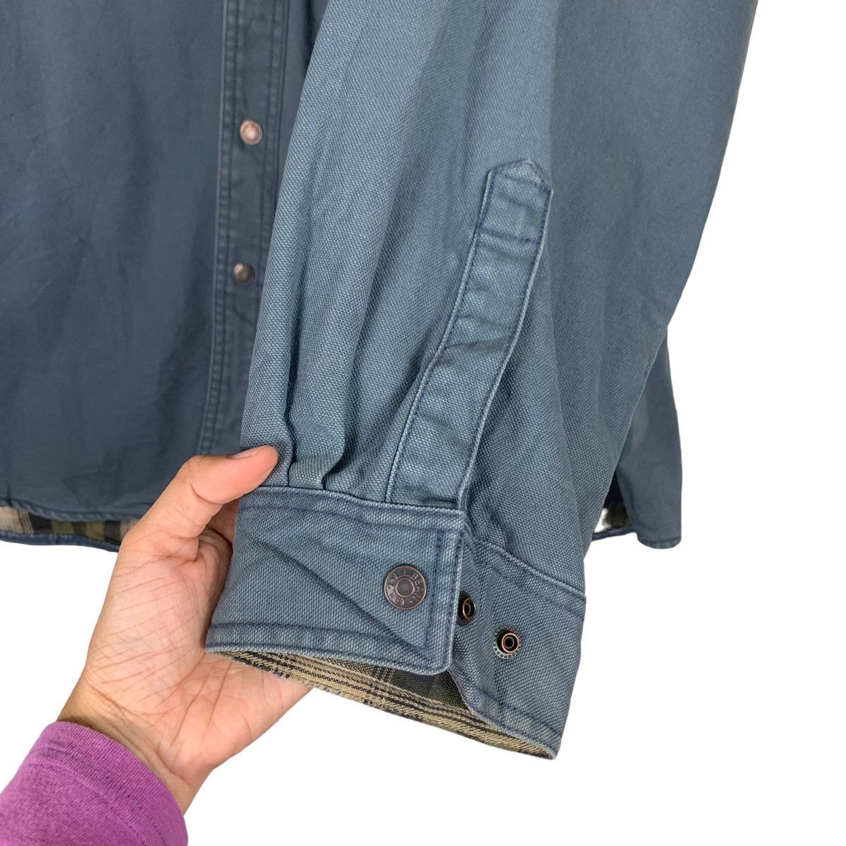 L.L. Bean L.L.BEAN Tartan Lined Work Shirt #1075-C49 Size US XXL / EU 58 / 5 - 10 Thumbnail