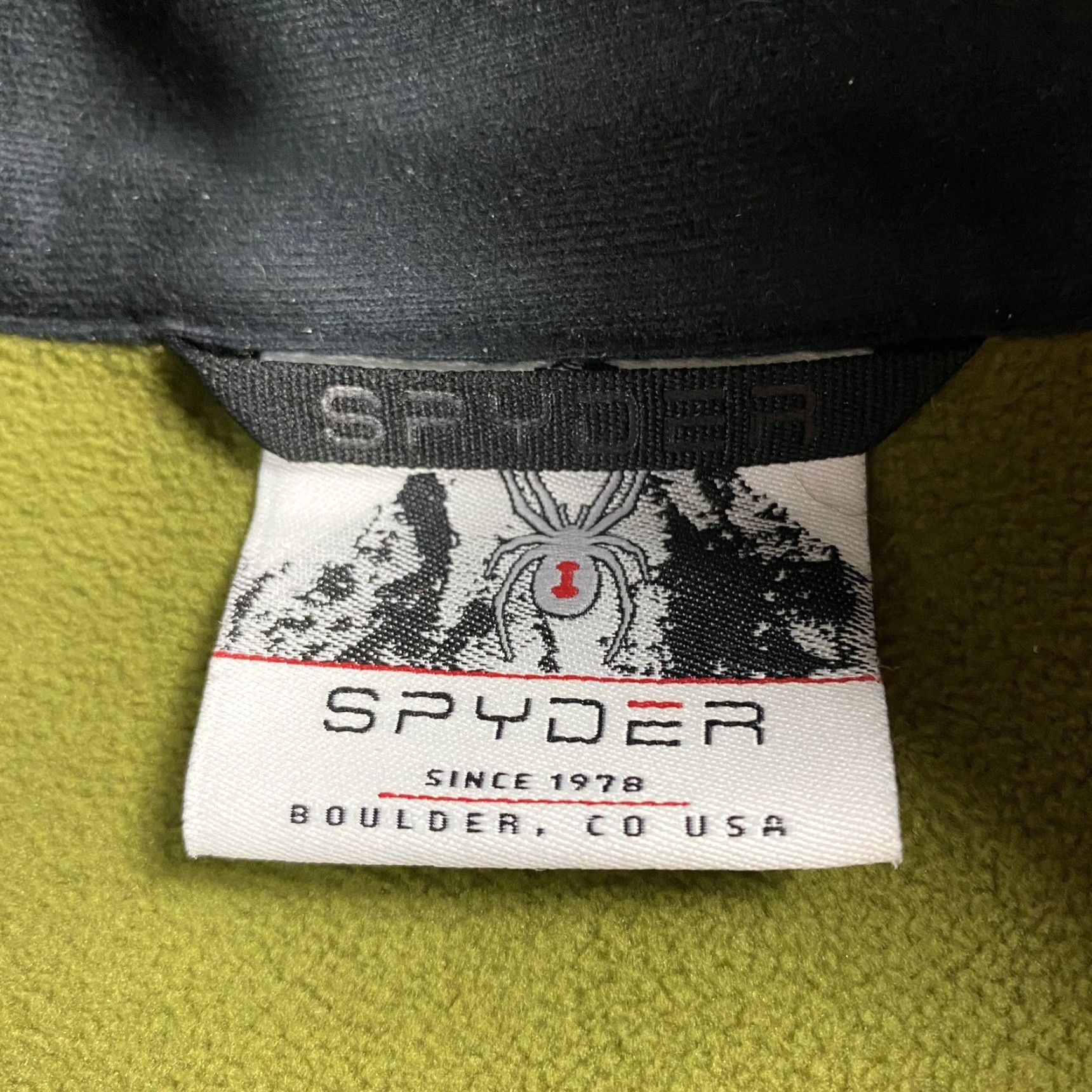 Spyder Spyder OUTBOUND Core Knit Mens Green Black 1/2 Zip Sweater Pullover Jacket L Size US L / EU 52-54 / 3 - 3 Thumbnail
