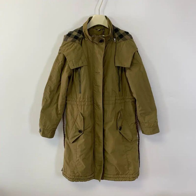 Burberry Burberry Women's Khaki Green Cotton Jacket Size ONE SIZE - 1 Thumbnail