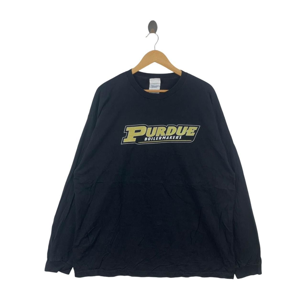 Vintage Vintage PURDUE BOILERMAKERS UNIVERSITY Tee Shirt Top Long Size XXL / US 16-18 / IT 52-54 - 1 Thumbnail