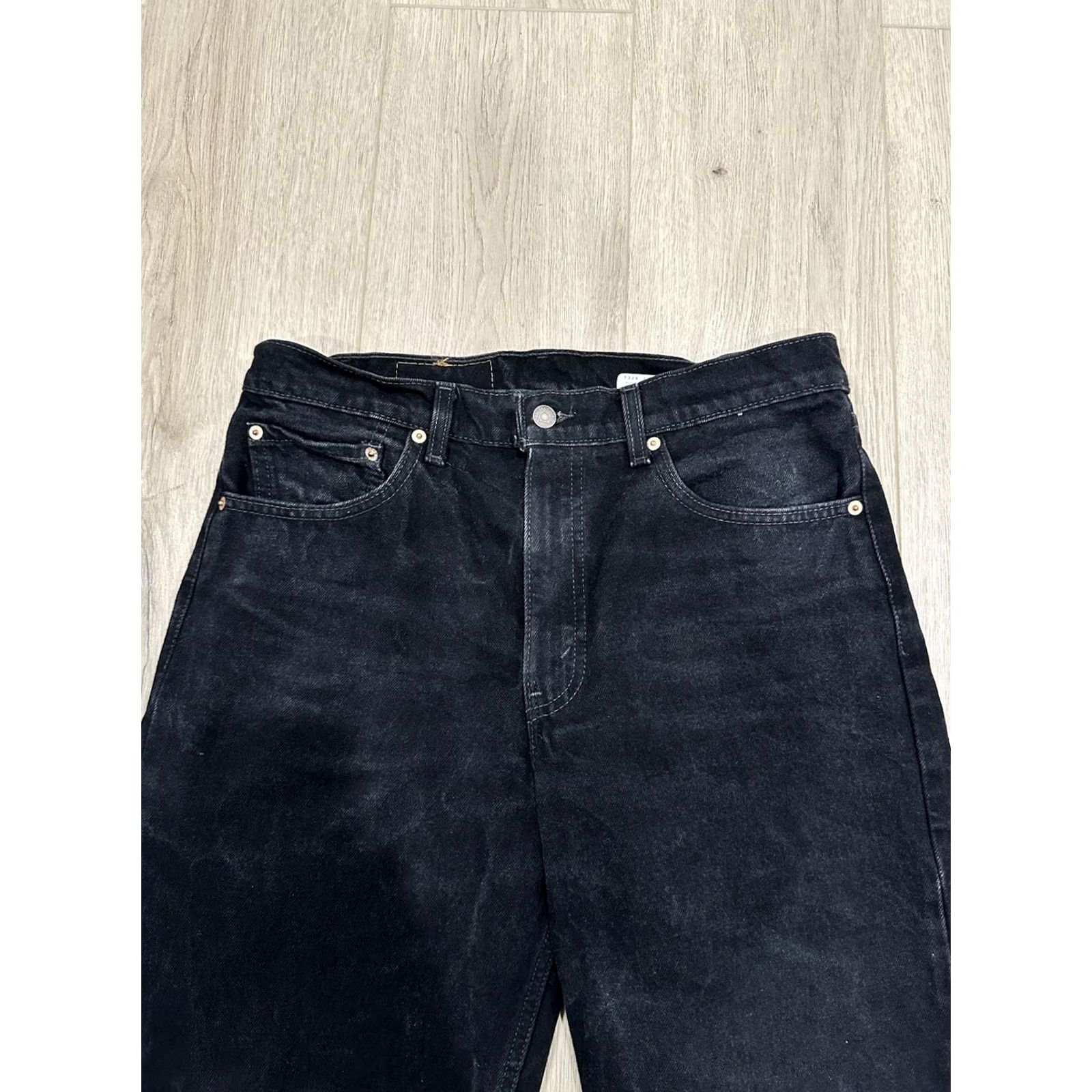 Levi's VINTAGE Levi's 550 Jeans Mens 33x32 Black Denim Relaxed Fit USA 90s 2000s 5-Pocket N/A Size US 33 - 4 Thumbnail