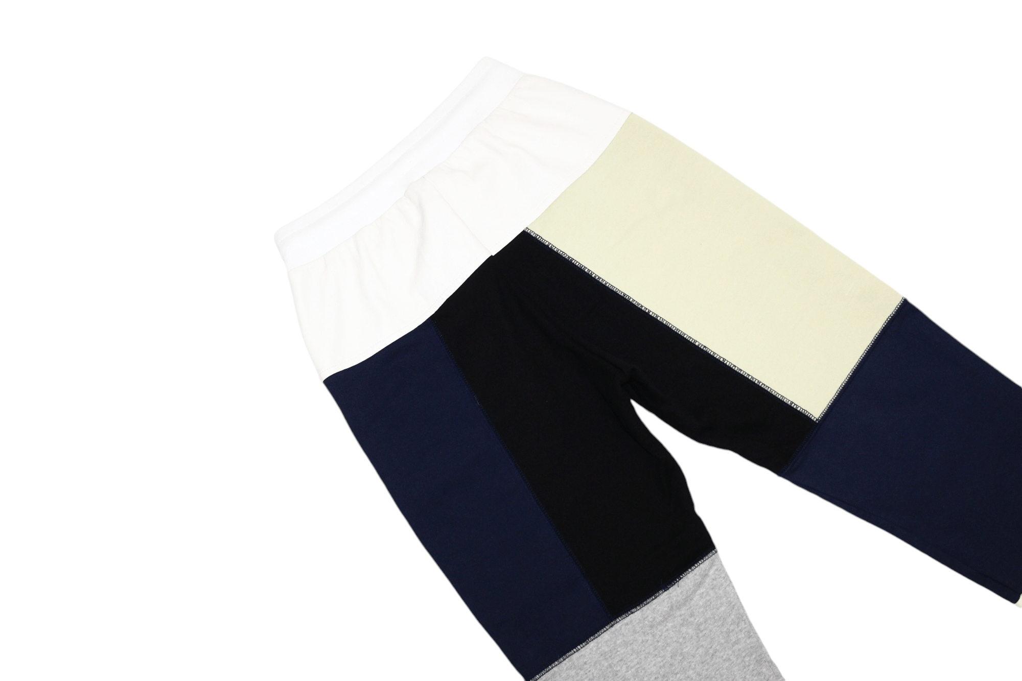 GR-Uniforma 💥GR-Uniforma Patchwork Panel Sweatpants faux leather trim Size US 30 / EU 46 - 18 Thumbnail