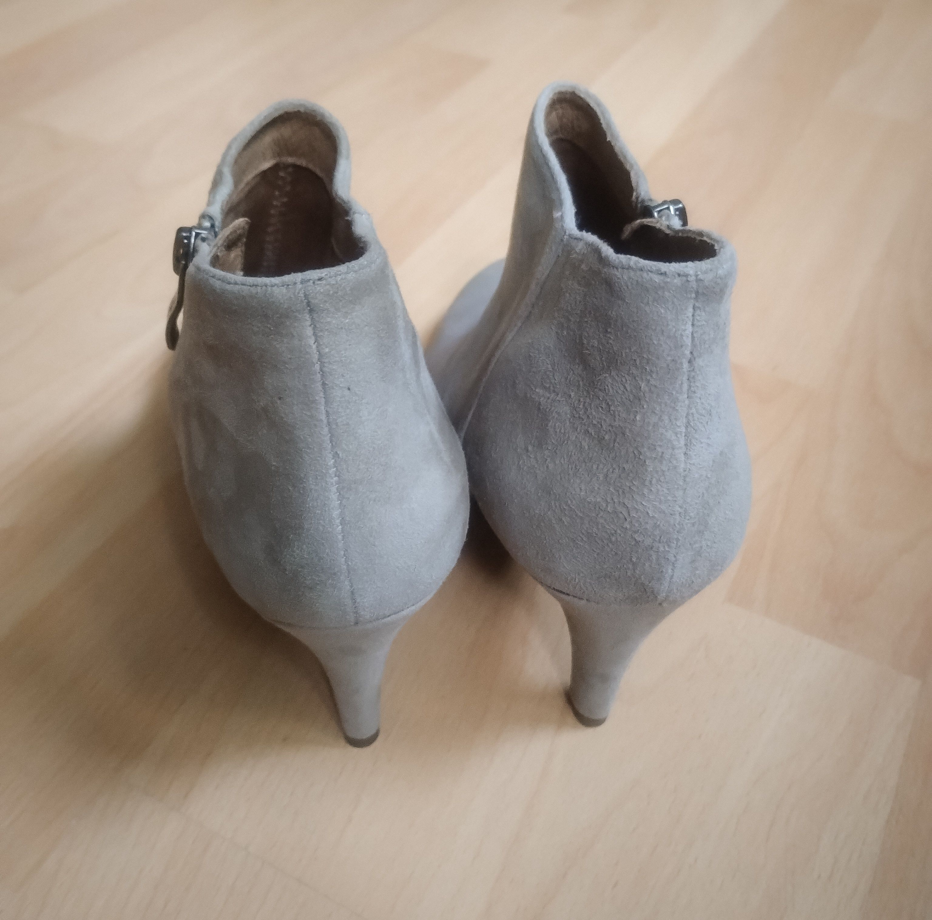 Other 5th Avenue Gray Suede Ankle booties - Size 38 Size US 7.5 / IT 37.5 - 3 Thumbnail