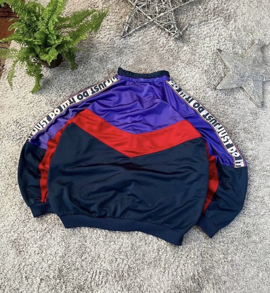 Nike 90s Nike Vintage Retro Oversized Lampass Track Jacket Rare Size US L / EU 52-54 / 3 - 4 Thumbnail