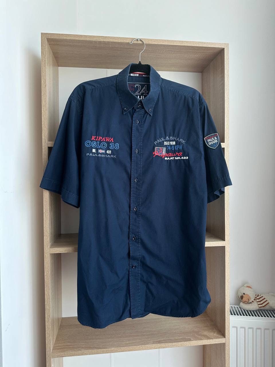 Paul & Shark × Vintage Vintage Paul Shark Kipawa Collection Excellent Blue Shirt Size US L / EU 52-54 / 3 - 3 Thumbnail
