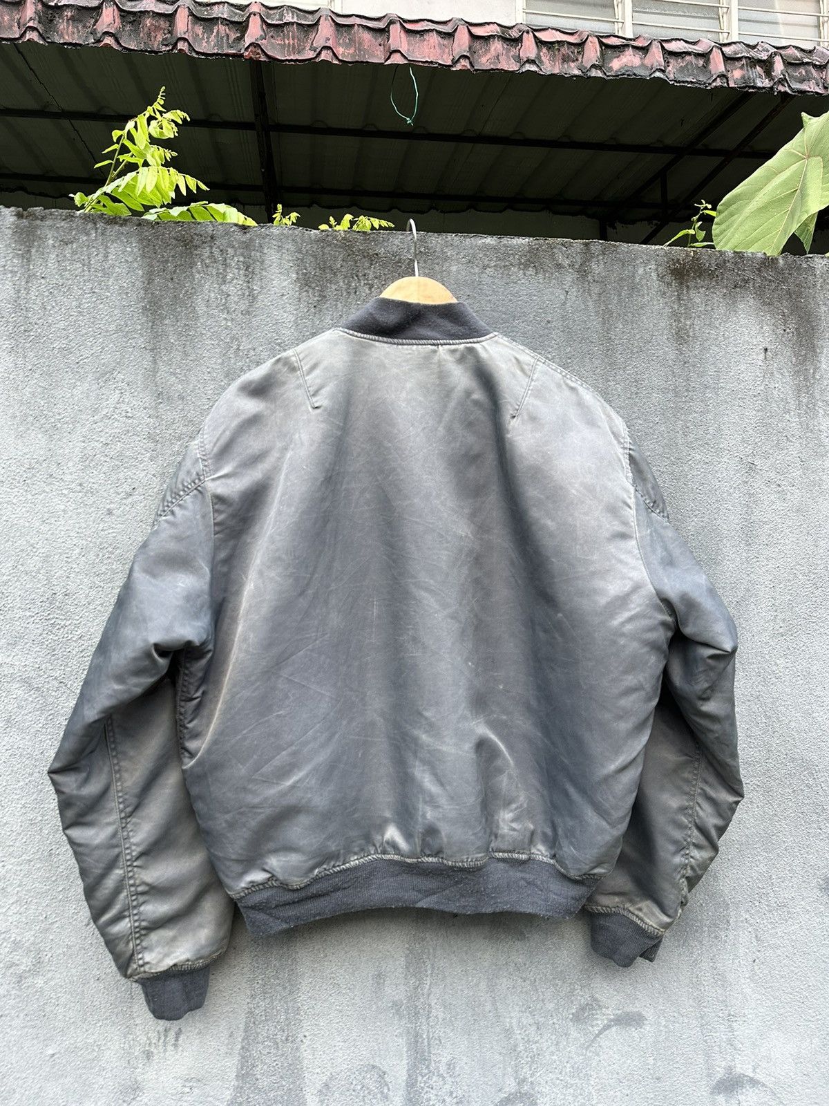 Vintage 👹Vintage Faded MA-1 Suntory Boss Coffee Bomber Jacket Size US L / EU 52-54 / 3 - 9 Thumbnail