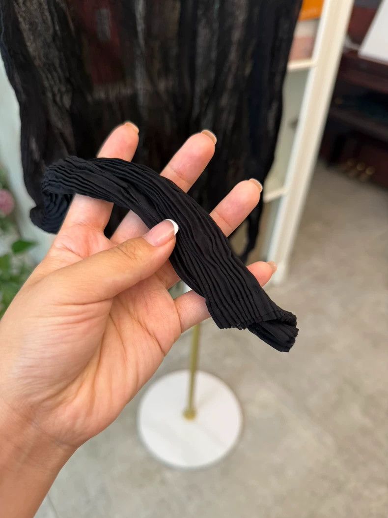 Issey Miyake Issey Miyake size:one size Black wicker cardigan Size S / US 4 / IT 40 - 4 Thumbnail