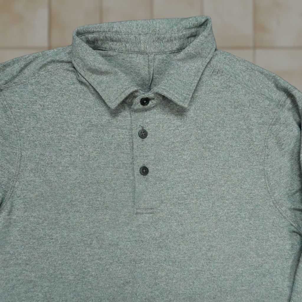 Lululemon Lululemon Shirt Mens Small Gray Evolution Polo Long Sleeve Lightweight - Pre-Owned Size US S / EU 44-46 / 1 - 1 Thumbnail