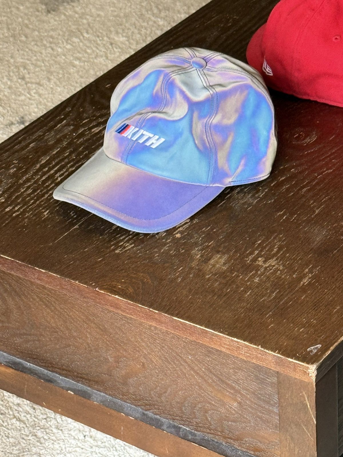 BMW × Kith Kith BMW Iridescent Leggero Cap Techno Violet Size ONE SIZE - 3 Thumbnail
