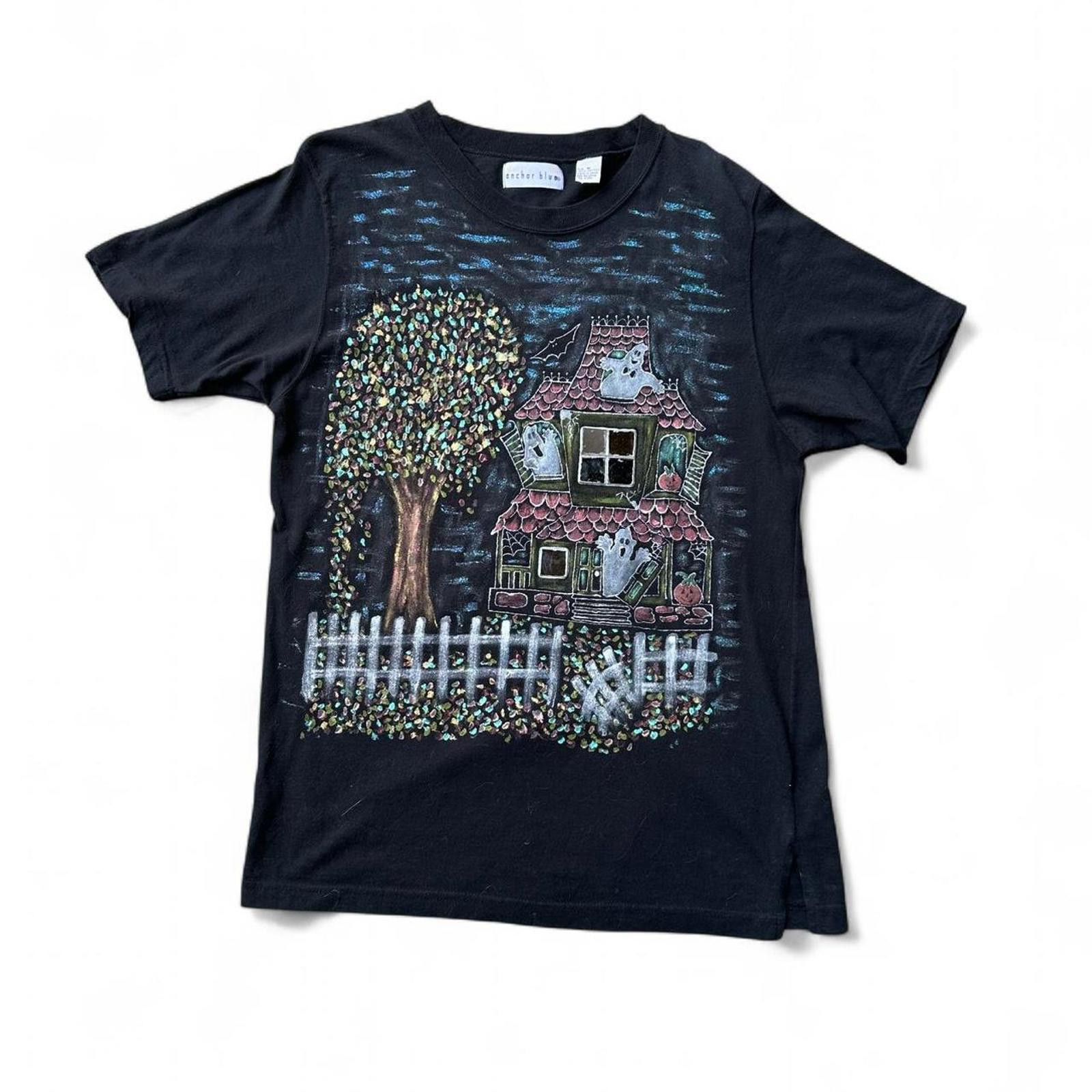 Anchor Blue Anchor Blue Menswear Medium T-shirt Black Halloween Mirror Size US M / EU 48-50 / 2 - 1 Thumbnail