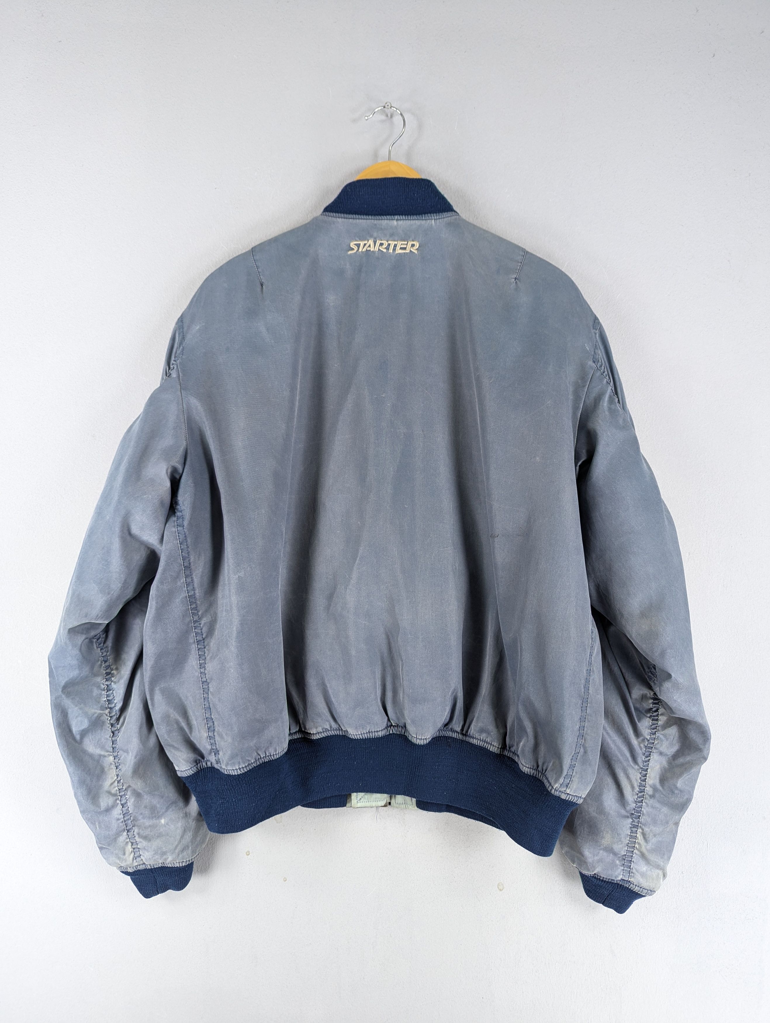 Starter Vintage 90s Starter USA American Sport Bomber Jacket Size US L / EU 52-54 / 3 - 11 Thumbnail