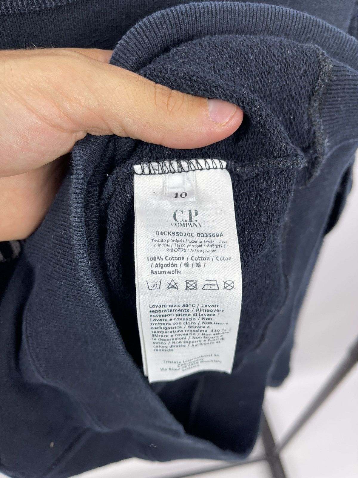 C.P. Company C.P. Company Sweatshirt Size 10 years Blue Big Logo Size US XS / EU 42 / 0 - 5 Thumbnail