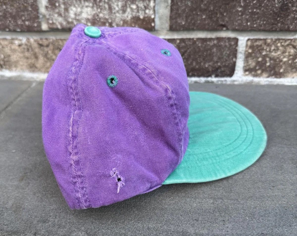 Polo Ralph Lauren Vintage Polo Ralph Lauren P Purple / Green Fitted Hat Size ONE SIZE - 3 Thumbnail