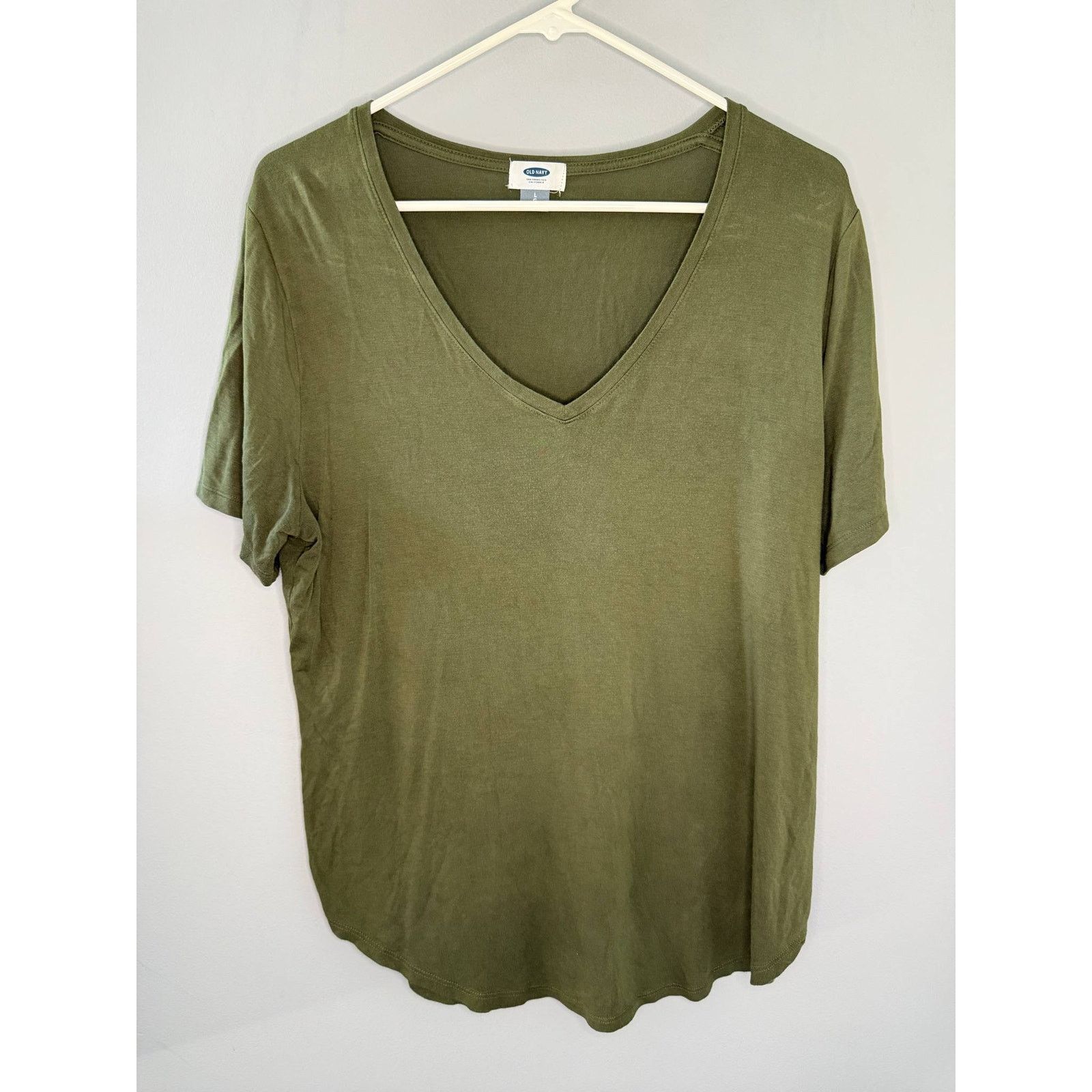 Old Navy Old Navy Short Sleeve T-Shirt Set of 2 Green / Black Women L Size L / US 10 / IT 46 - 4 Thumbnail
