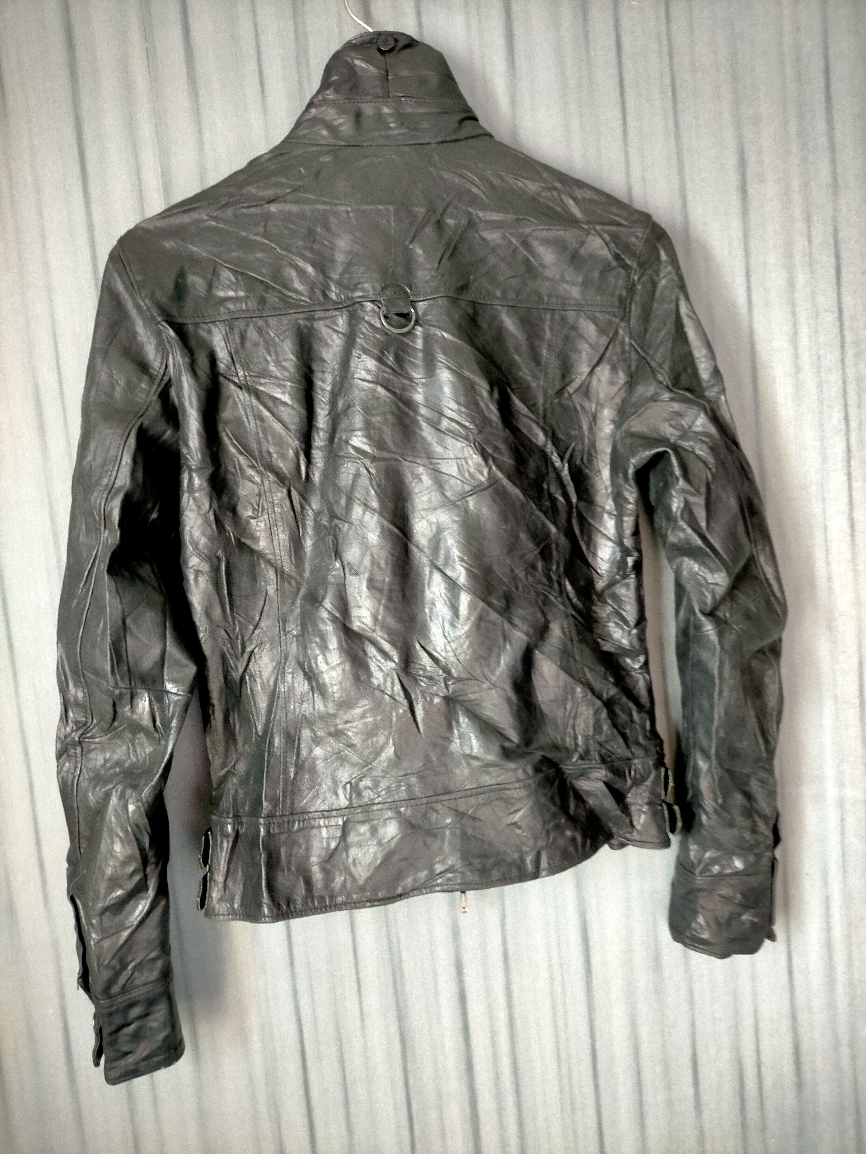 Tete Homme Tete Homme Issey Miyake Vintage Leather Ramones Jacket Size US M / EU 48-50 / 2 - 16 Thumbnail