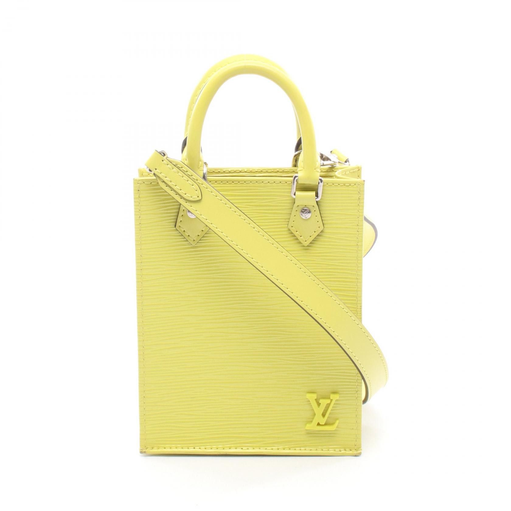 Louis Vuitton Louis Vuitton Louis Vuitton Petit Sac Plat Epi handbag Leather Handbag M80169 DUTY FREE for USA Size ONE SIZE - 1 Thumbnail
