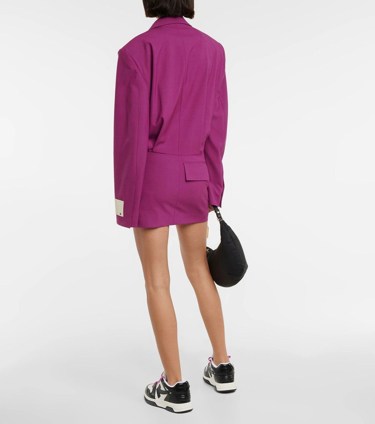 Off-White o1y1125 Blazer in Mauve Size S / US 4 / IT 40 - 5 Thumbnail