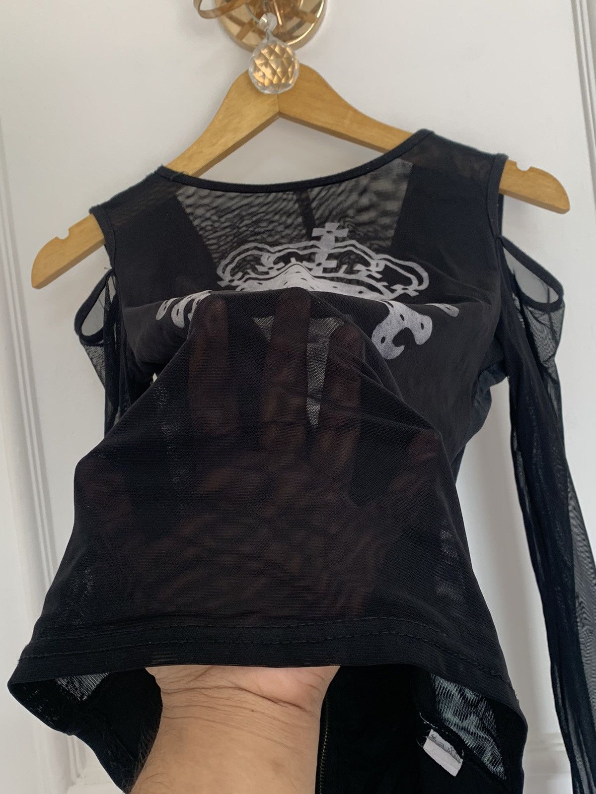 If Six Was Nine ifsixwasnine LGB style punk mesh zipper shirt Size M / US 6-8 / IT 42-44 - 8 Thumbnail