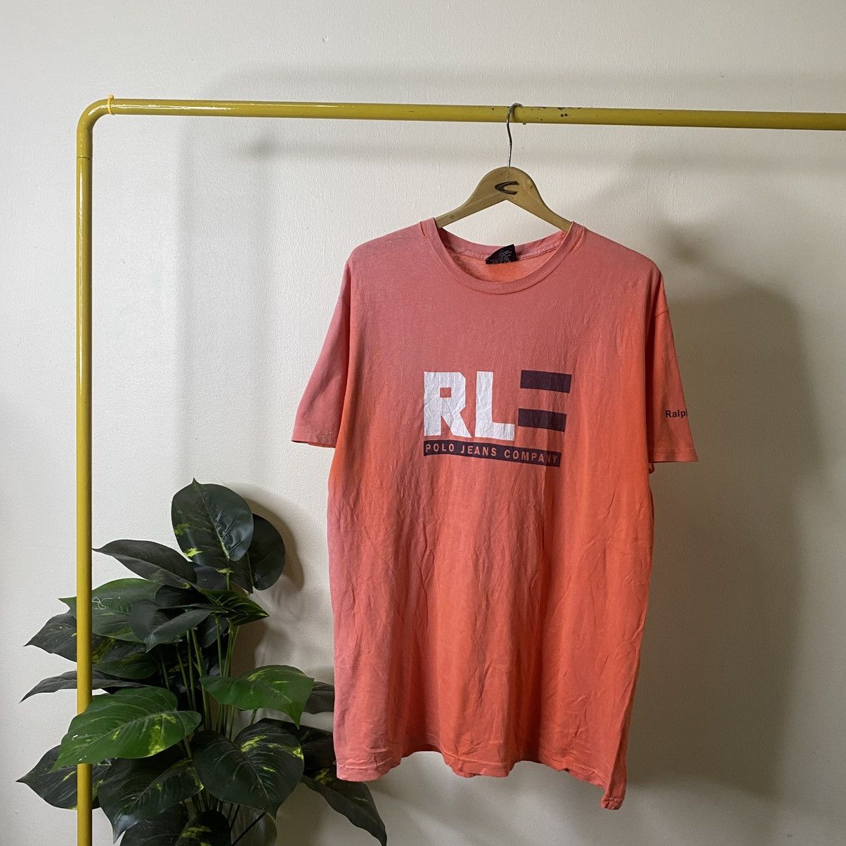 Polo Ralph Lauren Y2K Polo RL Ralph Lauren Sunfaded T Shirt Size US L / EU 52-54 / 3 - 1 Thumbnail